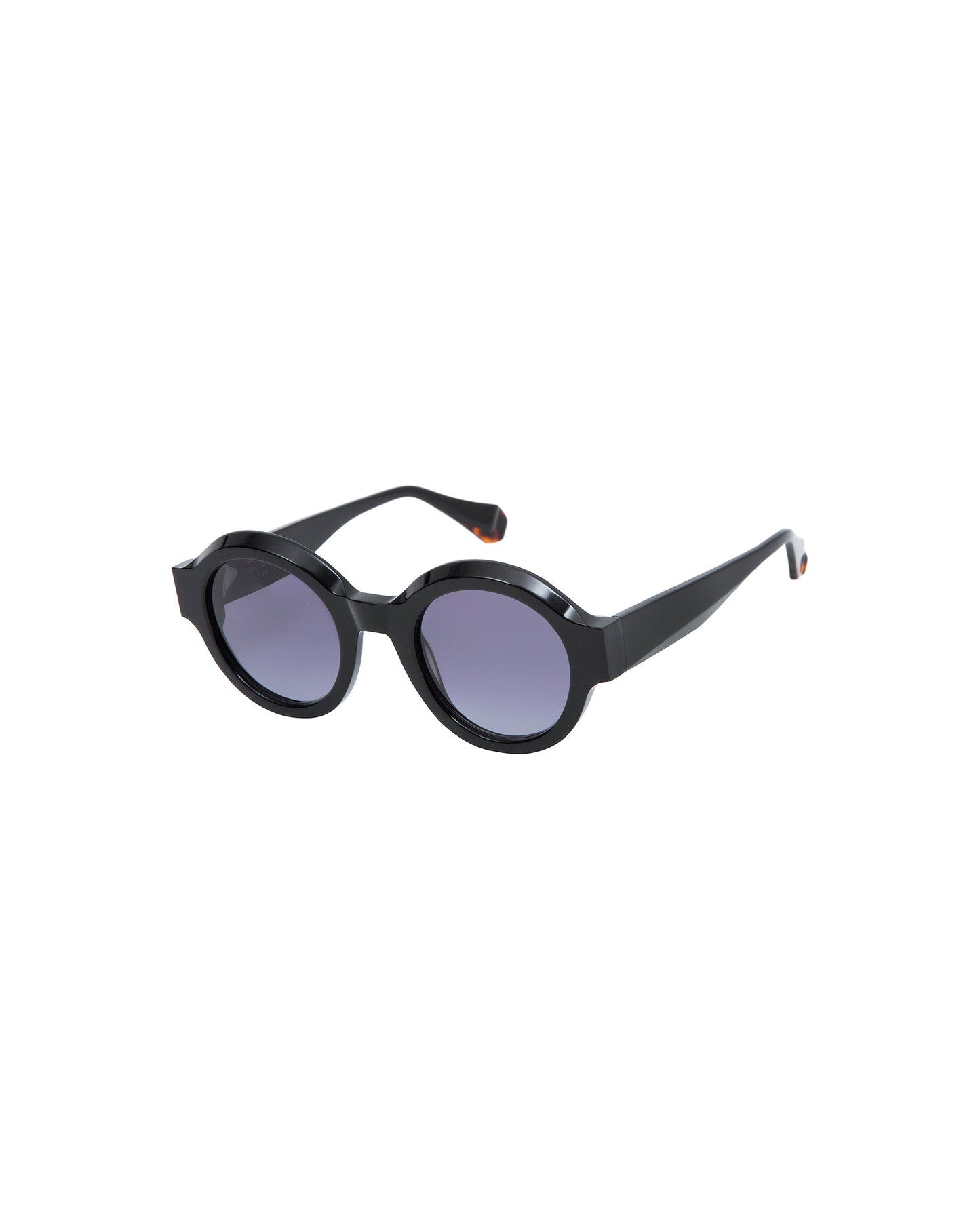 STELLA: Redondas Acetato Noir sunglasses by GIGI STUDIOS 4863