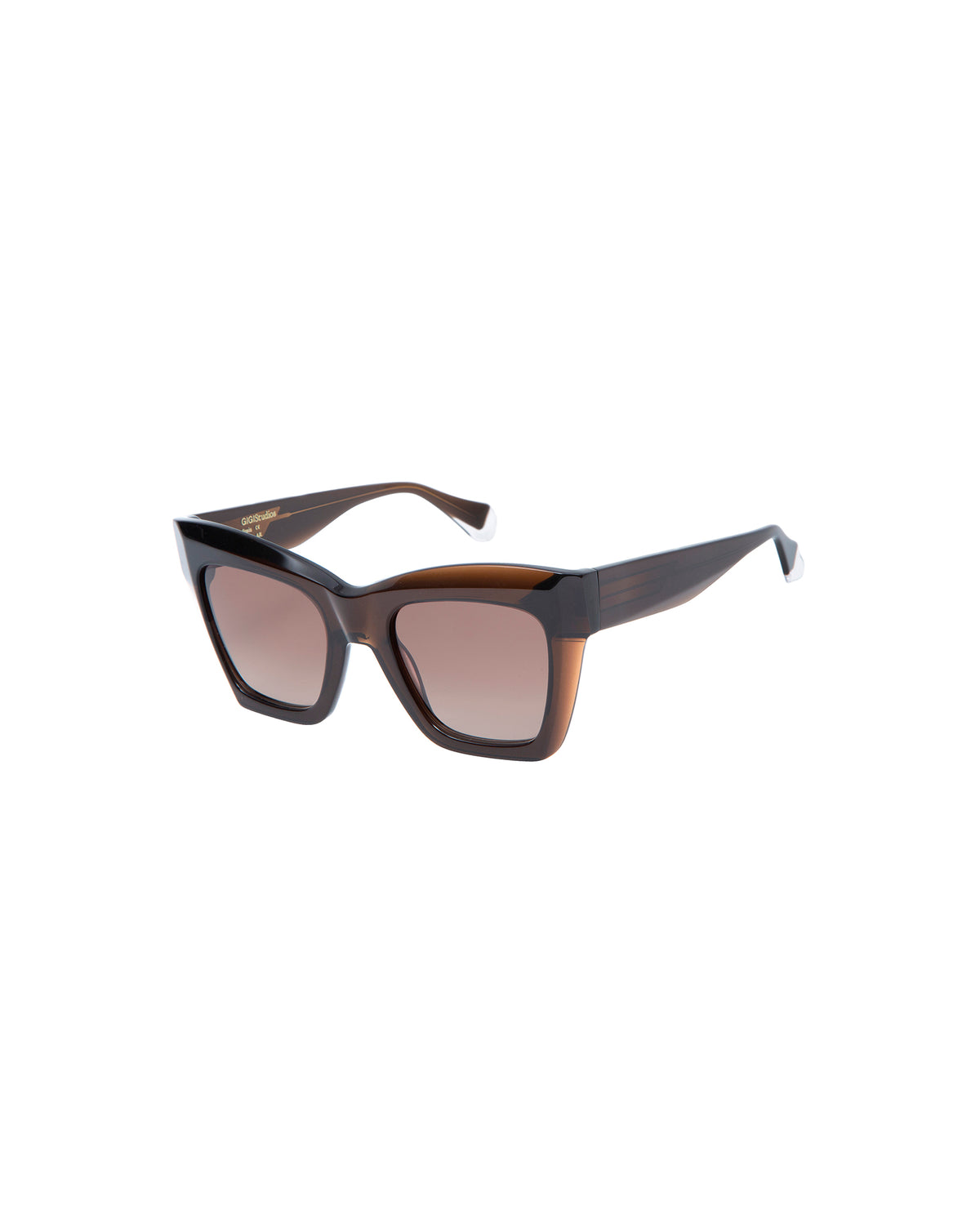 GIOIA: Cat Eye Acetato Marrón sunglasses by GIGI STUDIOS 4872