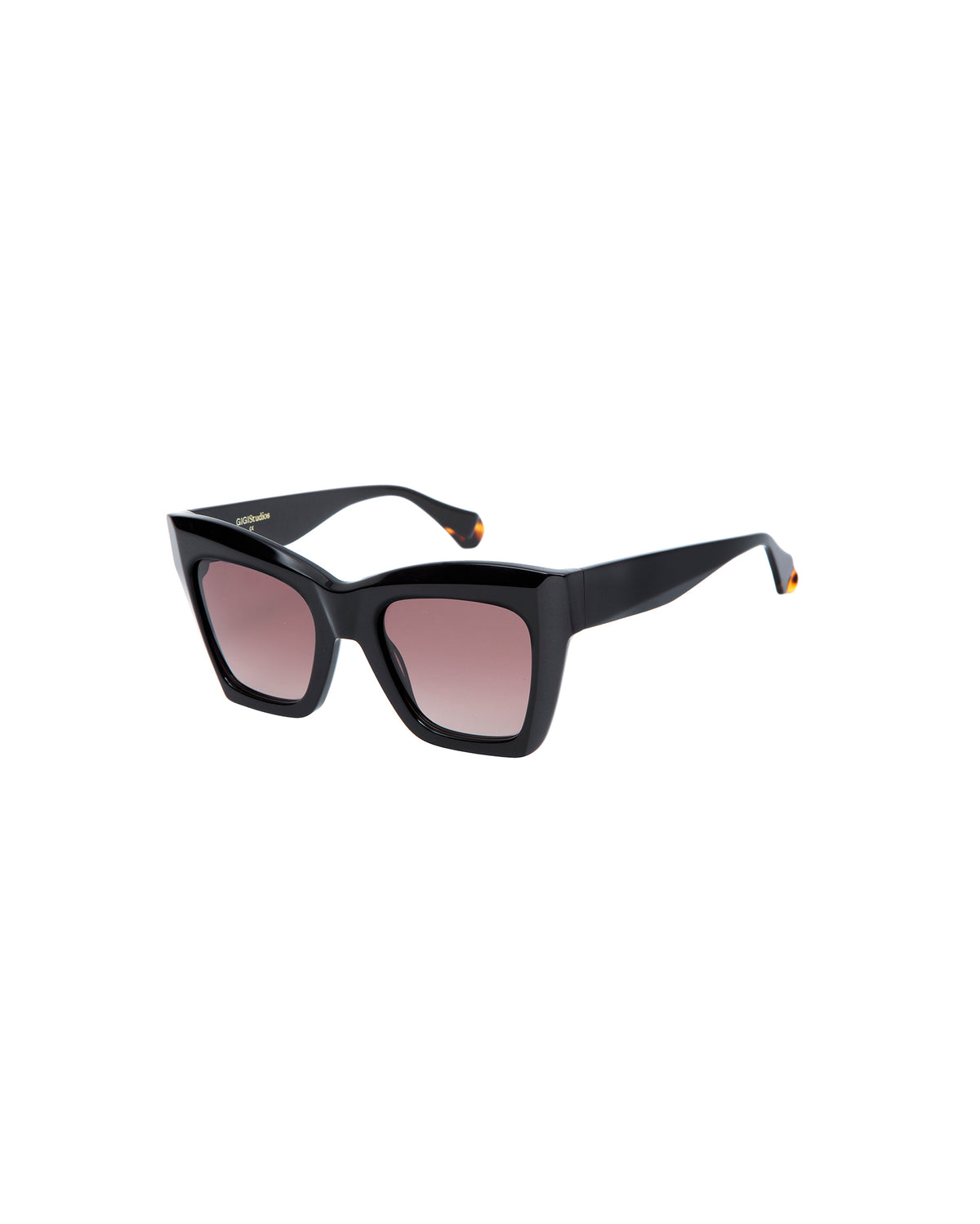 GIOIA: Cat Eye Acetato Noir sunglasses by GIGI STUDIOS 4876