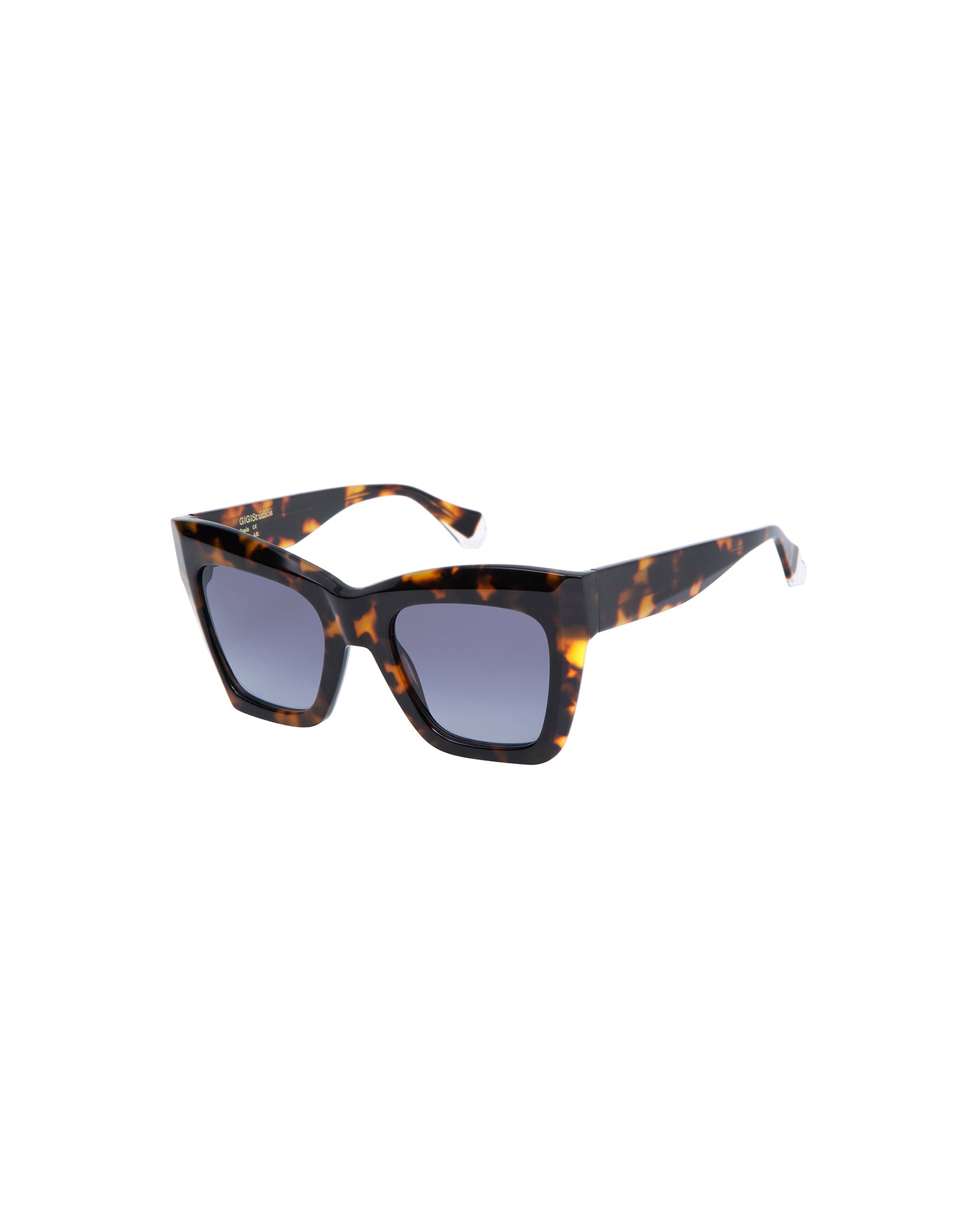 GIOIA: Cat Eye Acetato Havana sunglasses by GIGI STUDIOS 4880
