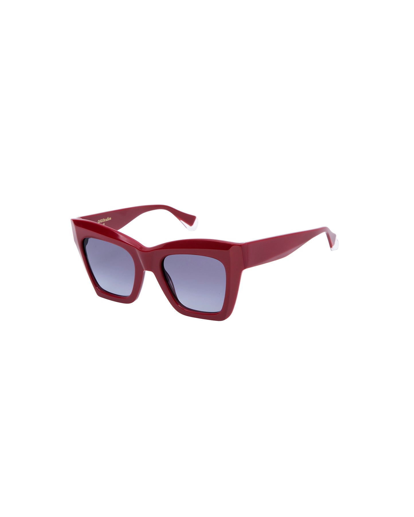 GIOIA: Cat Eye Acetato Rojo sunglasses by GIGI STUDIOS 4882