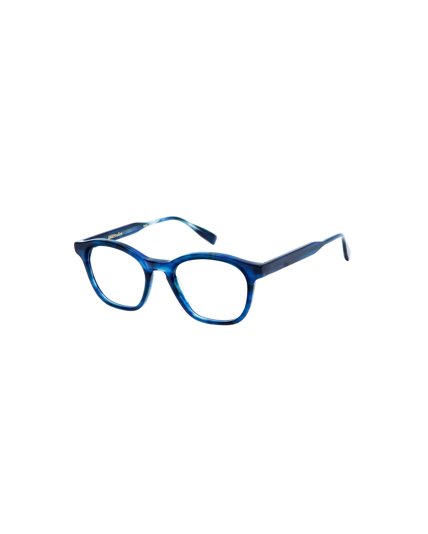 PRAGA: Cuadrada Acetato Azul optical glasses by GIGI STUDIOS 4904