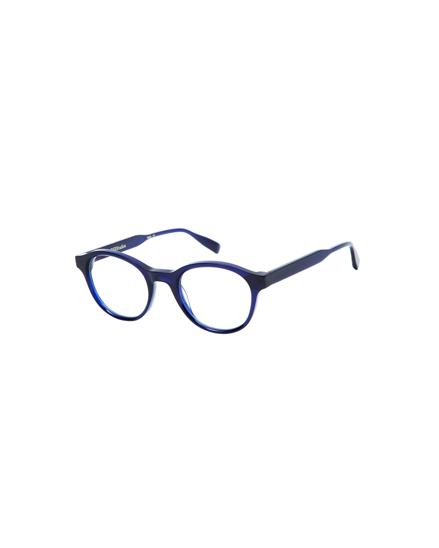 CALGARY: Redondas Acetato Azul optical glasses by GIGI STUDIOS 4922