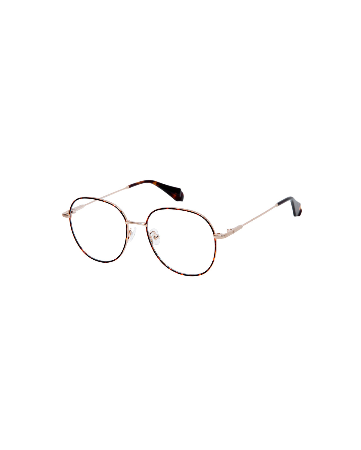 ELETTRA: Redondas Metal Havana optical glasses by GIGI STUDIOS 5001