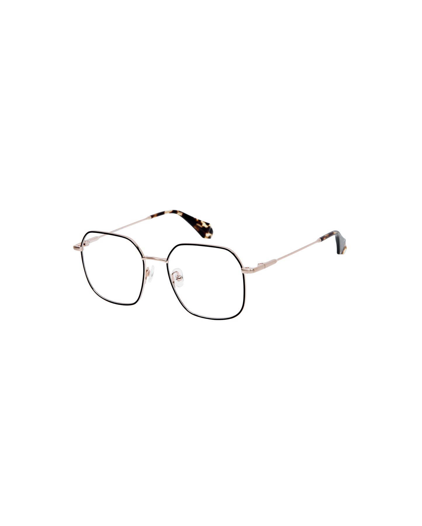 AMBAR: Cuadrada Metal Noir optical glasses by GIGI STUDIOS 5007