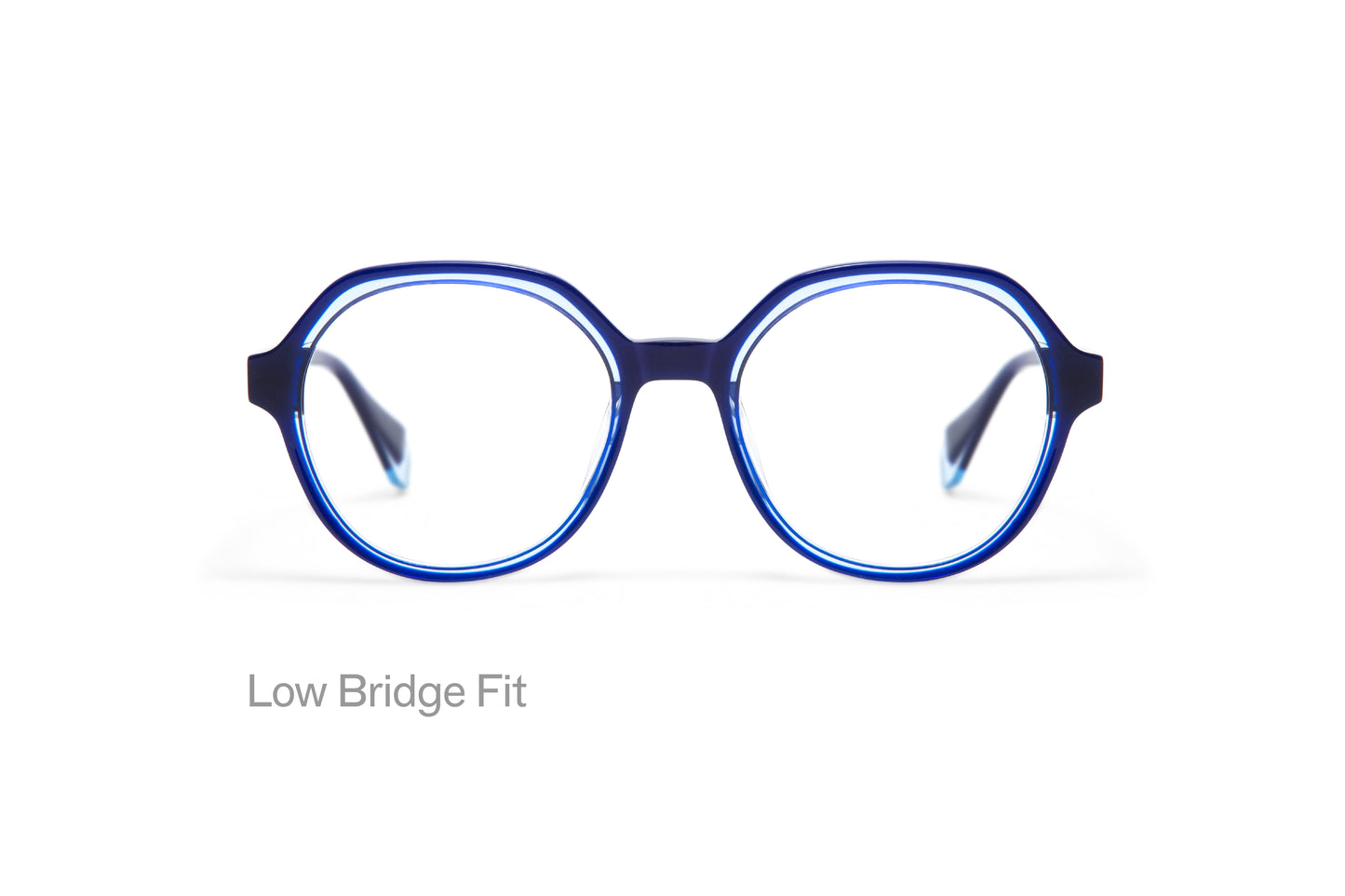 SMOOTH: Redondas Acetato Azul optical glasses by GIGI STUDIOS 5016