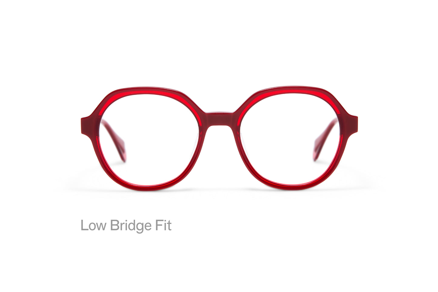 SMOOTH: Redondas Acetato Rojo optical glasses by GIGI STUDIOS 5020