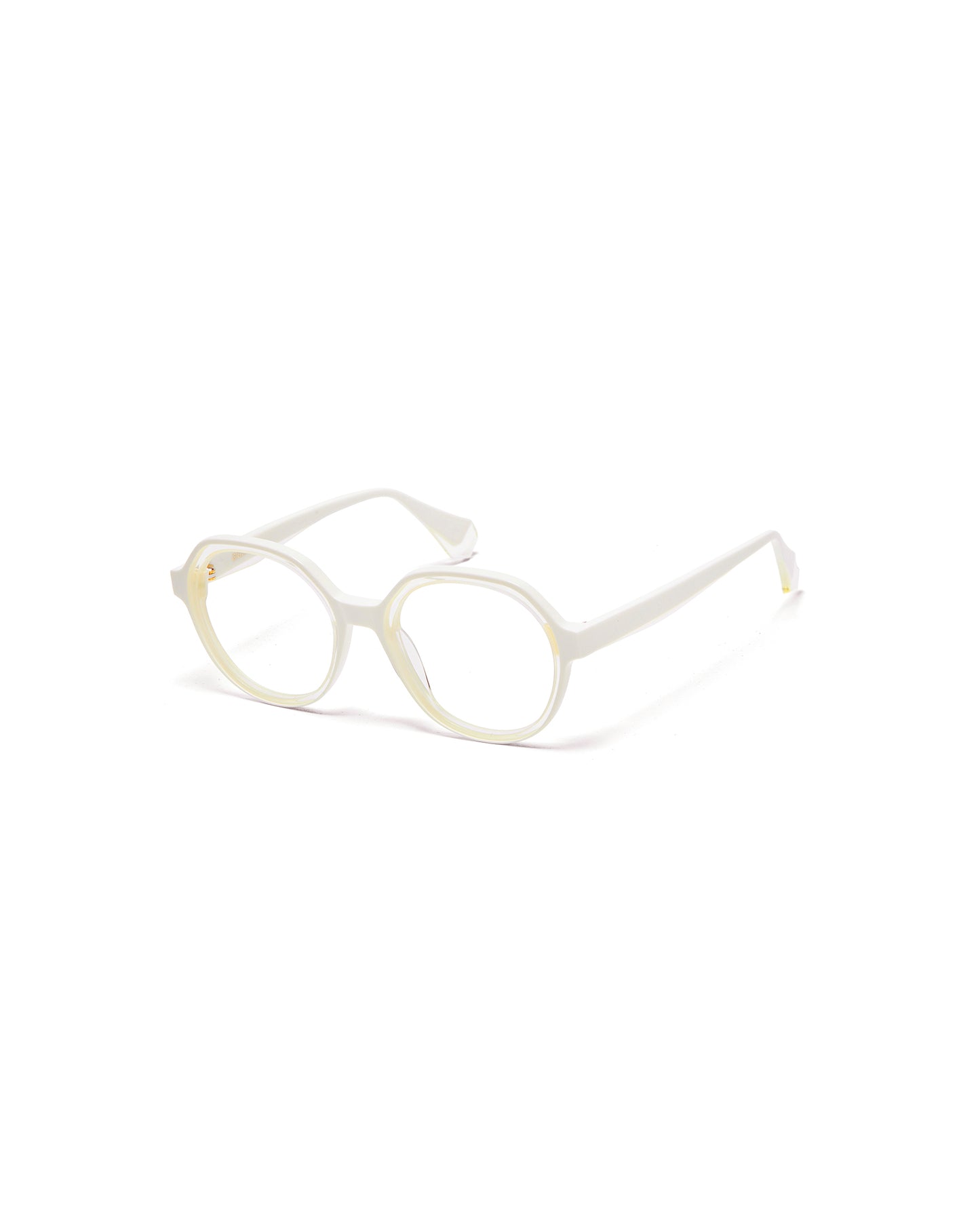 SMOOTH: Redondas Acetato Blanco optical glasses by GIGI STUDIOS 5029