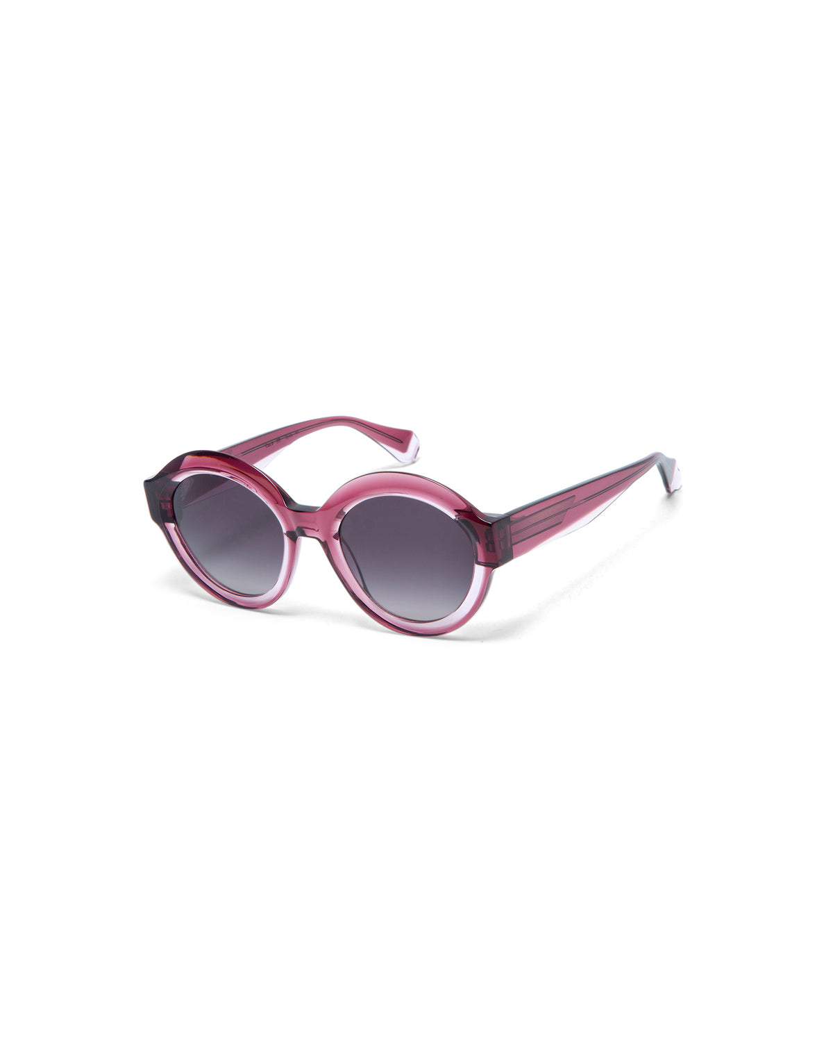 GLOW: Redondas Acetato Rosa sunglasses by GIGI STUDIOS 5096