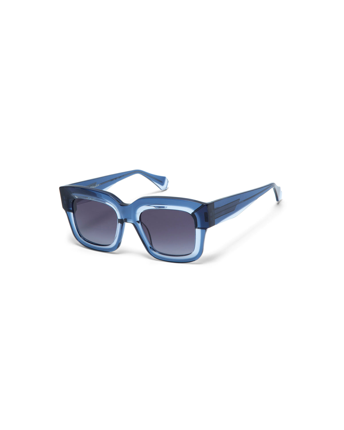 DAZZLE: Cuadrada Acetato Azul sunglasses by GIGI STUDIOS 5116
