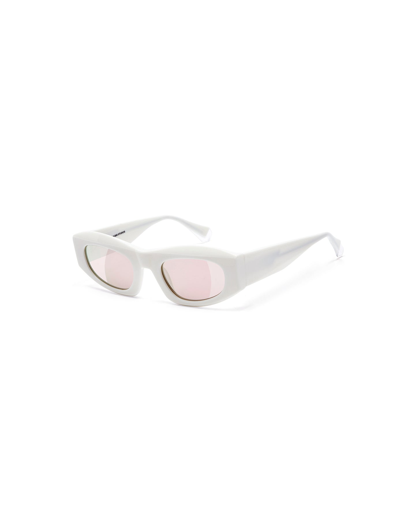 RAY: Cuadrada Acetato Marrón sunglasses by GIGI STUDIOS 5136