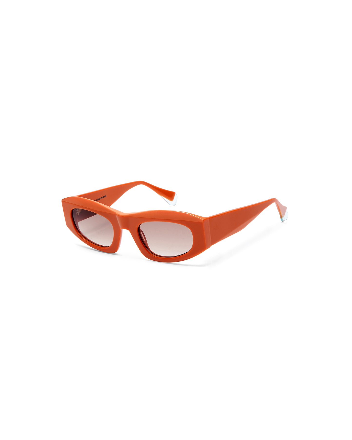 RAY: Cuadrada Acetato Orange sunglasses by GIGI STUDIOS 5140