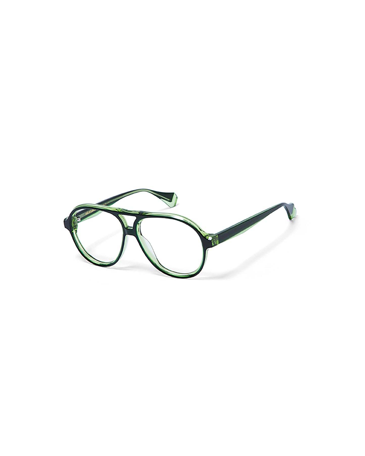 PHOEBE: Aviador Acetato Verde optical glasses by GIGI STUDIOS 5158
