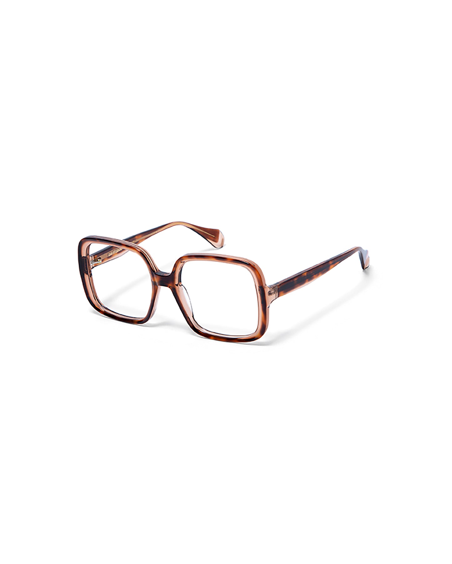 JUSTICE: Cuadrada Acetato Havana optical glasses by GIGI STUDIOS 5170