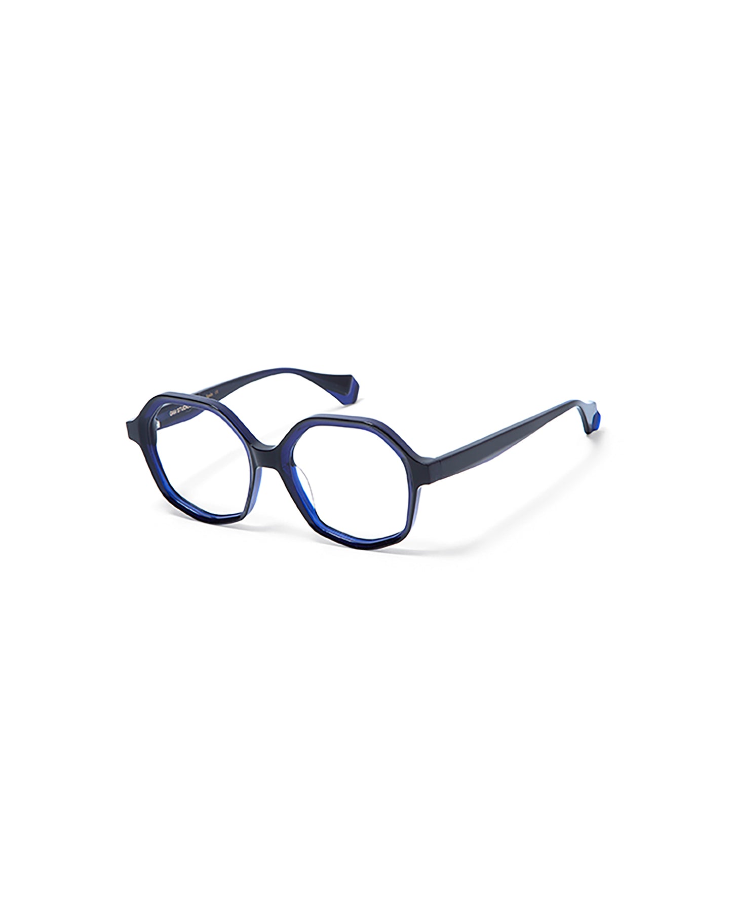 ROMINA: Geométricas Acetato Azul optical glasses by GIGI STUDIOS 5192