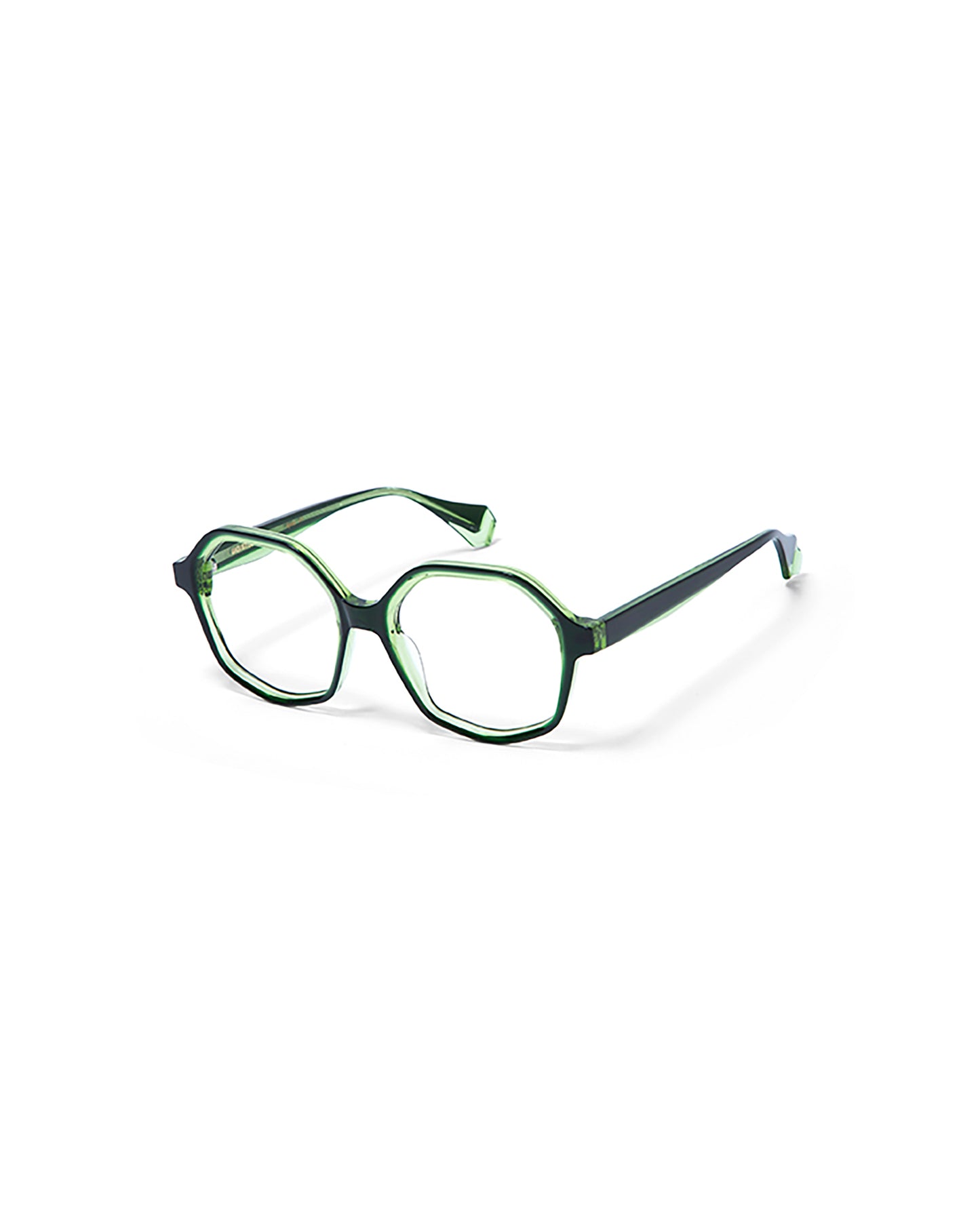 ROMINA: Geométricas Acetato Verde optical glasses by GIGI STUDIOS 5194