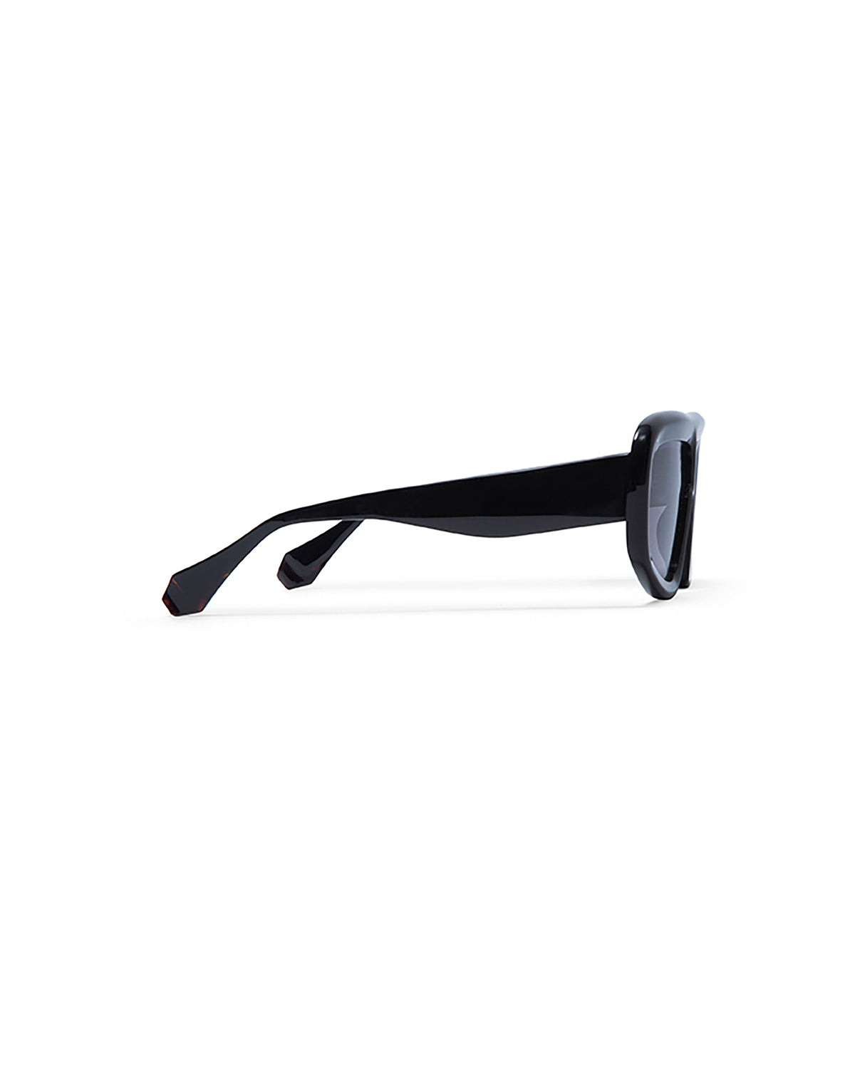 LUDOVICA: Envolventes Acetato Noir sunglasses by GIGI STUDIOS 5296