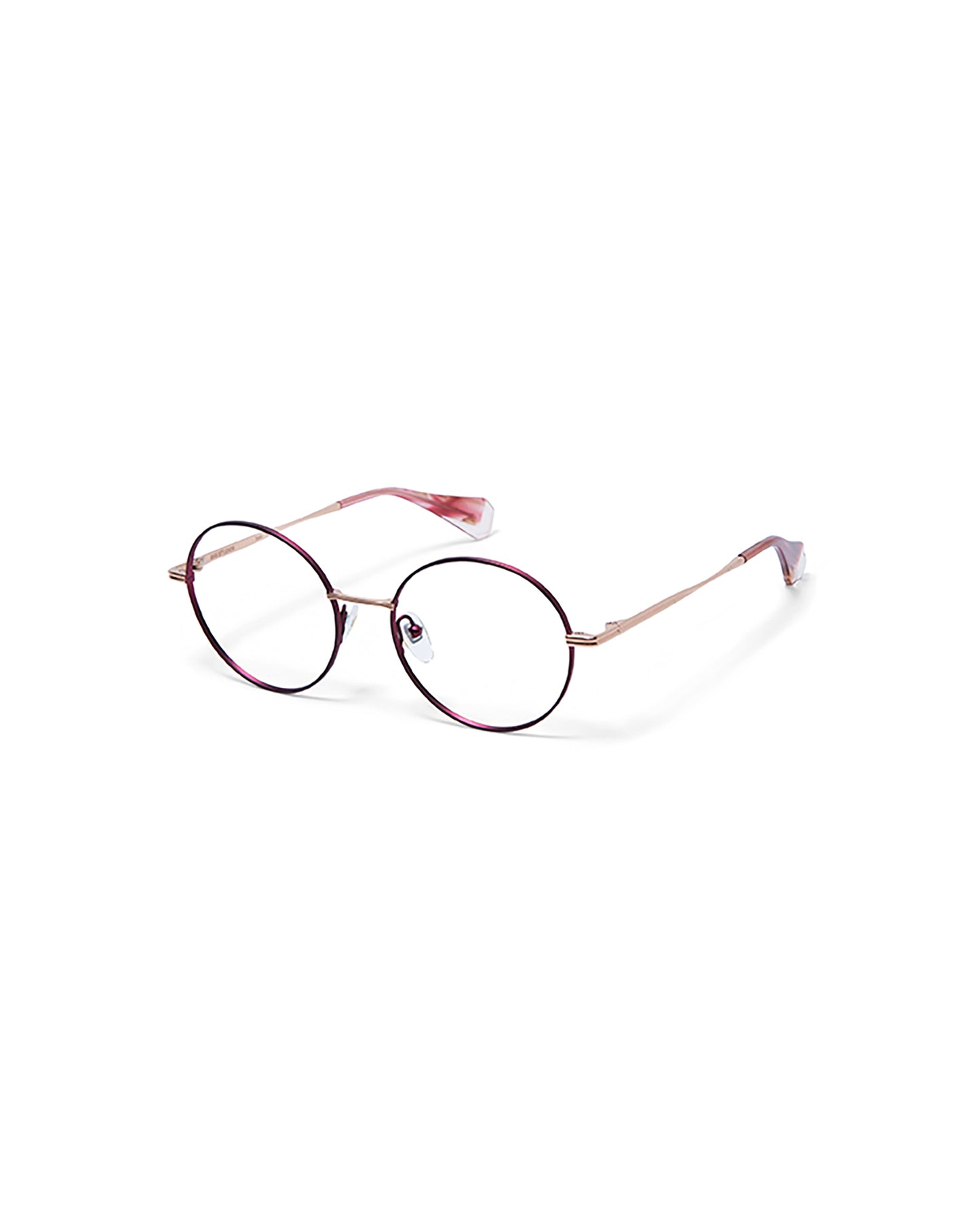 PERLA: Redondas Metal Rojo optical glasses by GIGI STUDIOS 5328