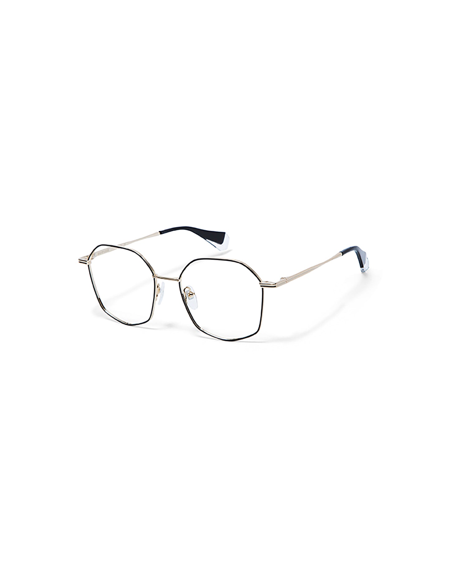 VIRGILIA: Geométricas Metal Noir optical glasses by GIGI STUDIOS 5340