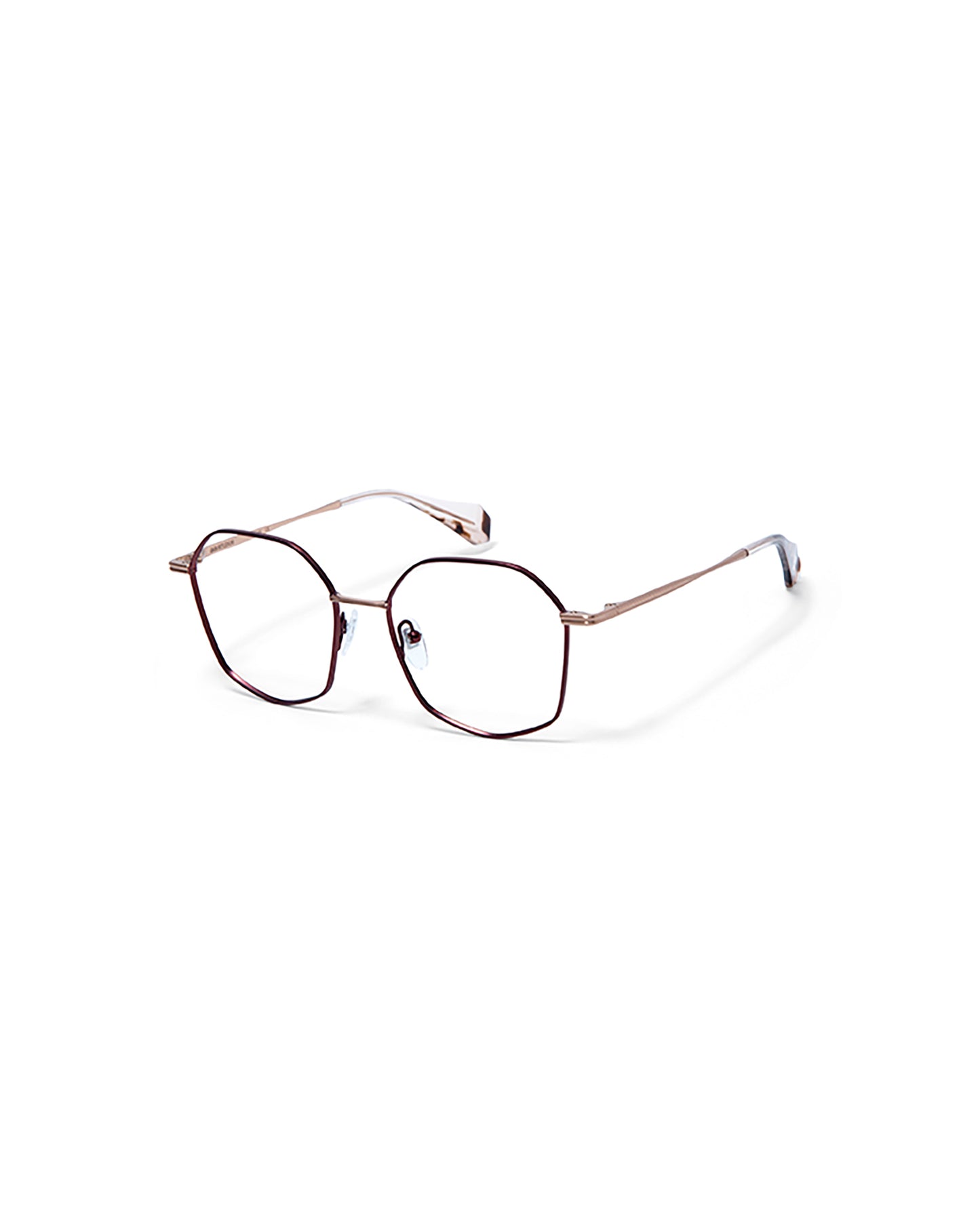 VIRGILIA: Geométricas Metal Rojo optical glasses by GIGI STUDIOS 5342