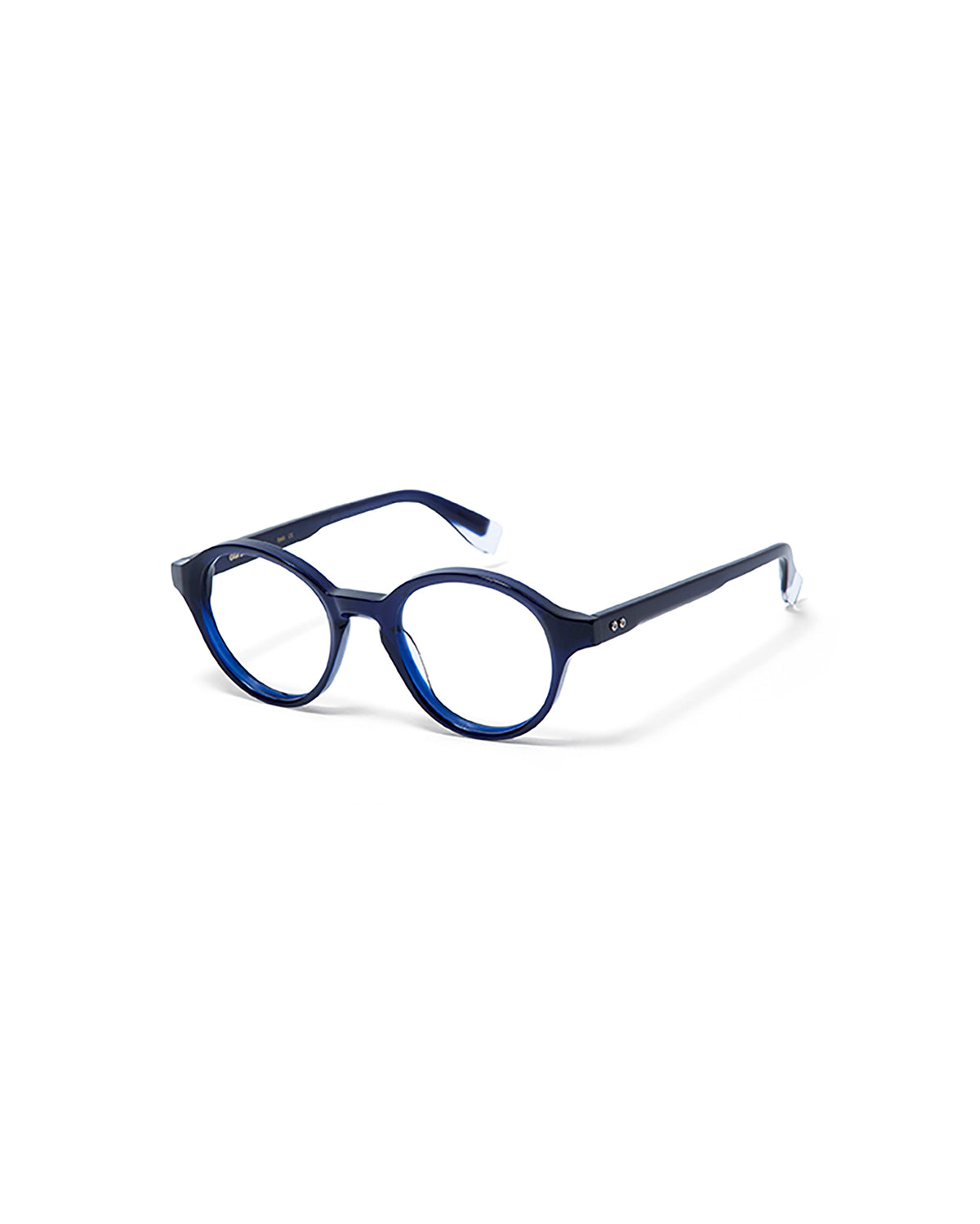 ENAUDI: Redondas Acetato Azul optical glasses by GIGI STUDIOS 5366