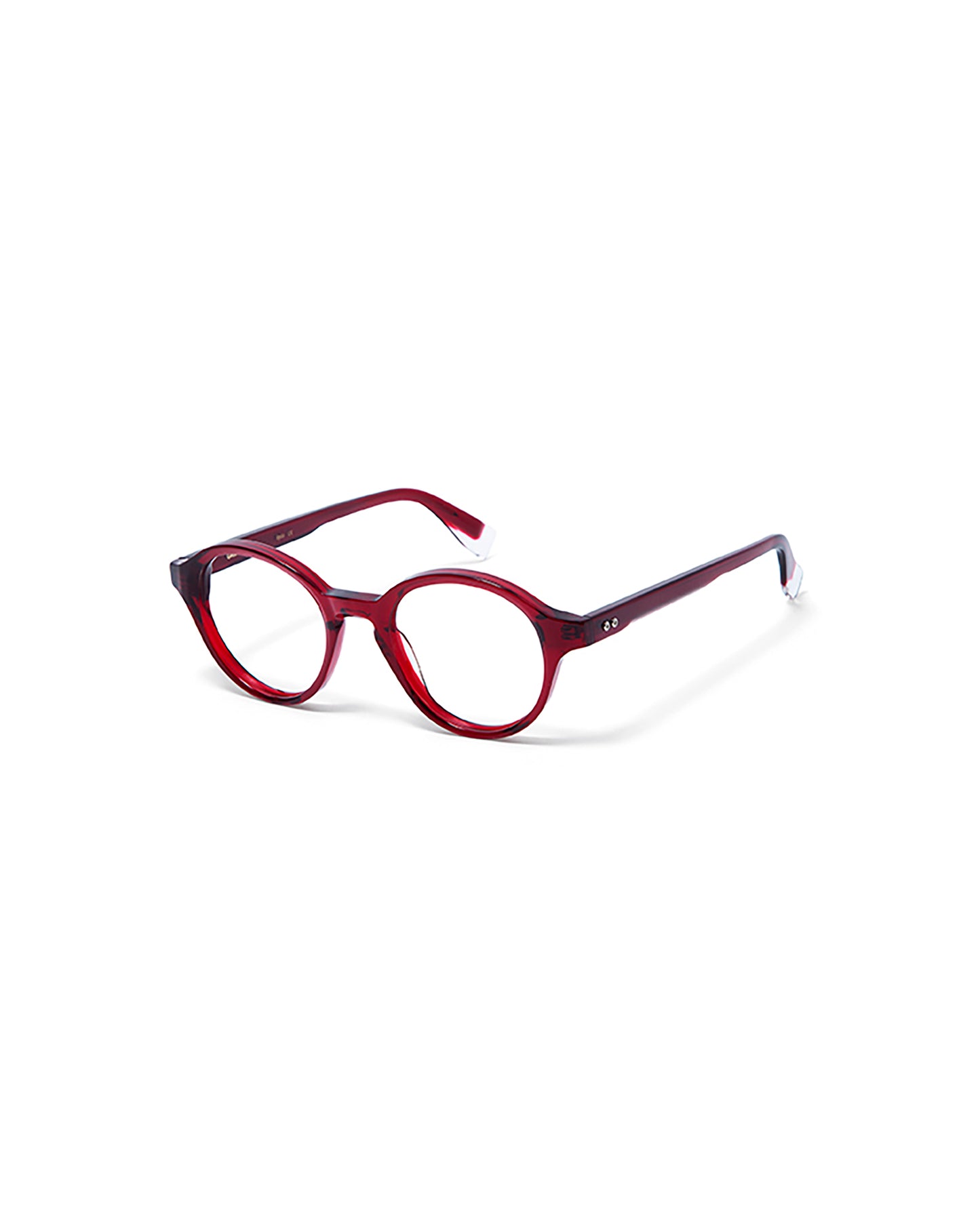 ENAUDI: Redondas Acetato Rojo optical glasses by GIGI STUDIOS 5372