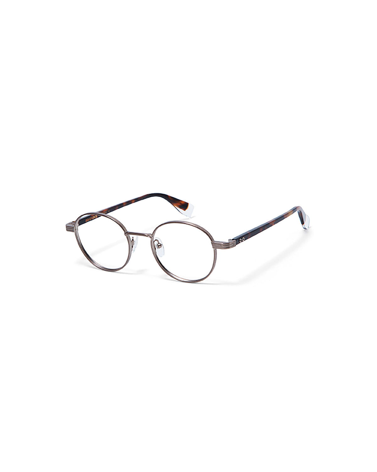 HAWKING: Redondas Acetato-Metal Marrón optical glasses by GIGI STUDIOS 5394