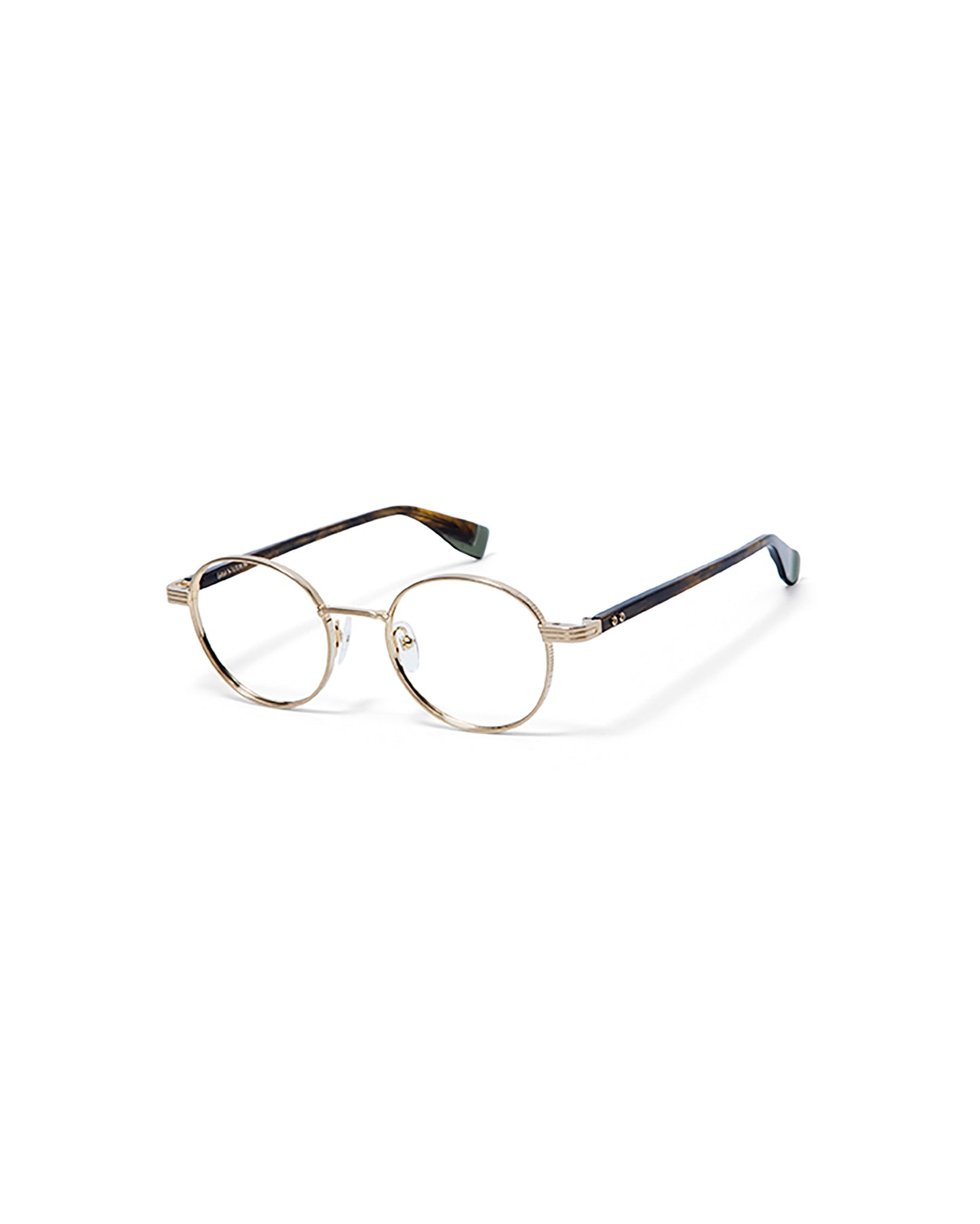 HAWKING: Redondas Acetato-Metal Doré optical glasses by GIGI STUDIOS 5396