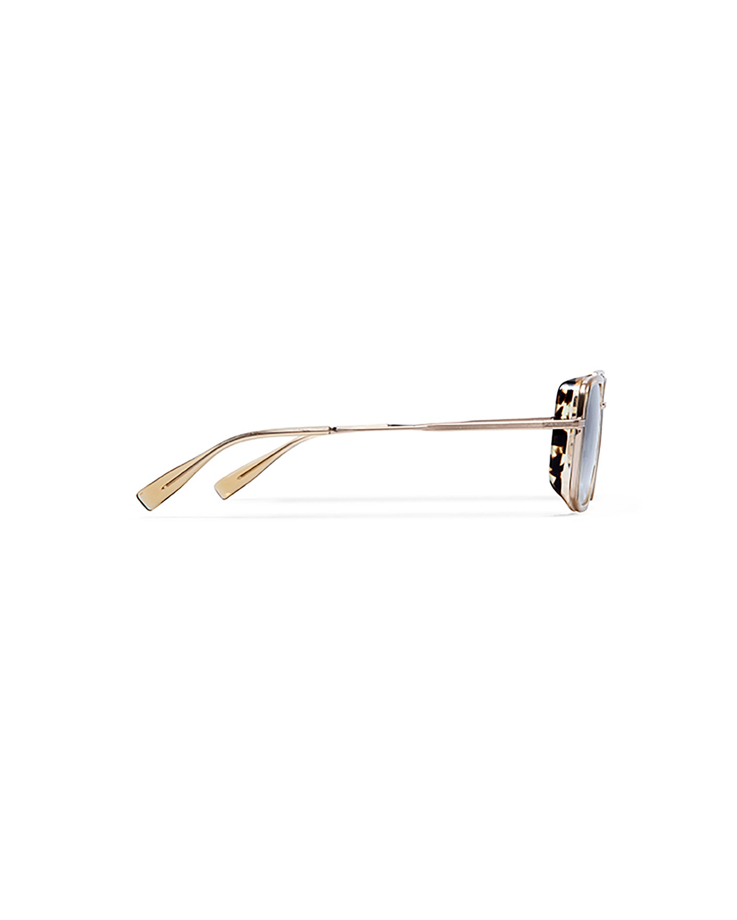 SIFNOS: Cuadrada Acetato-Metal Marrón sunglasses by GIGI STUDIOS 5490