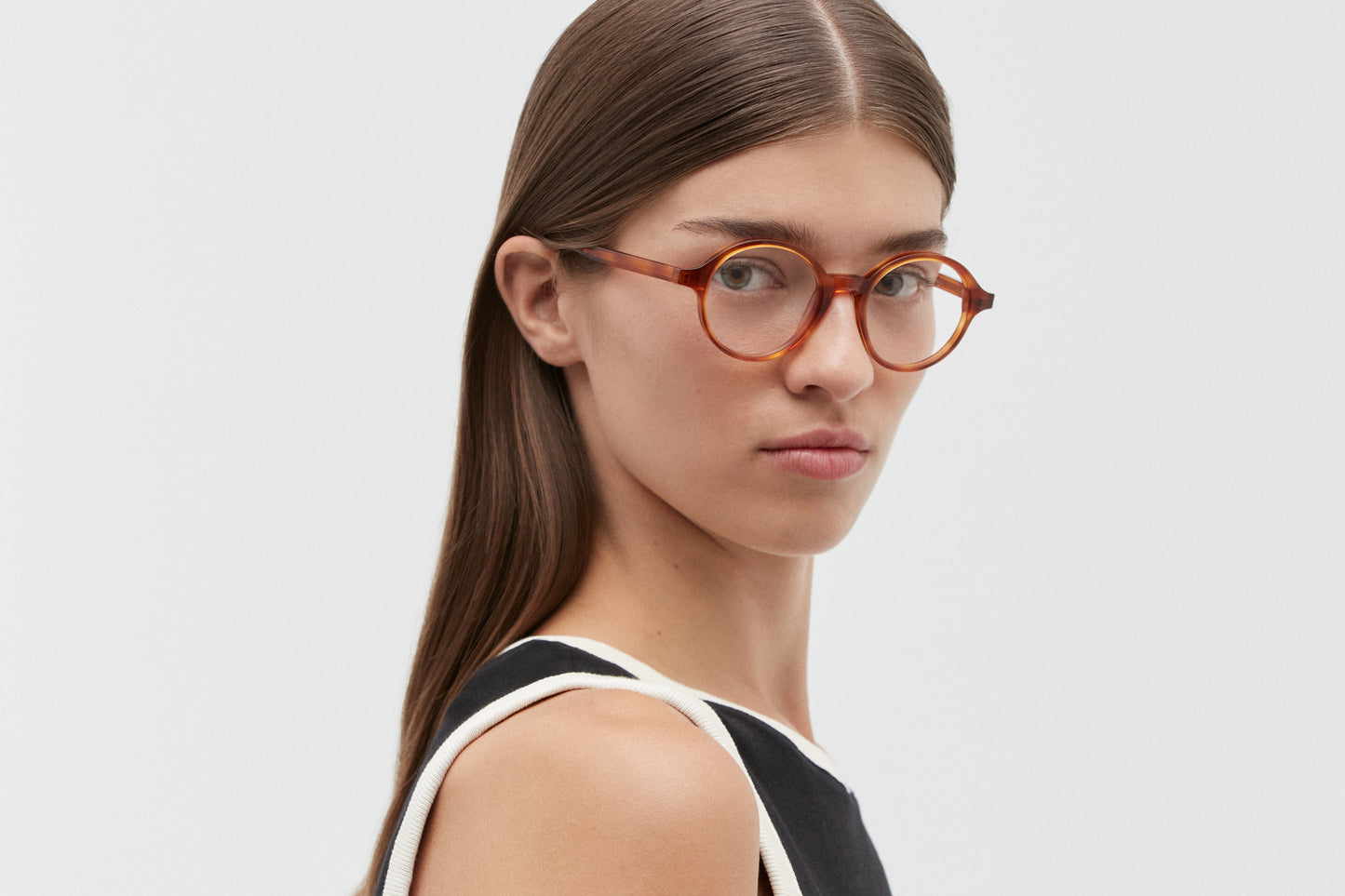 MILOS: Redondas Acetato Havana optical glasses by GIGI STUDIOS 5540