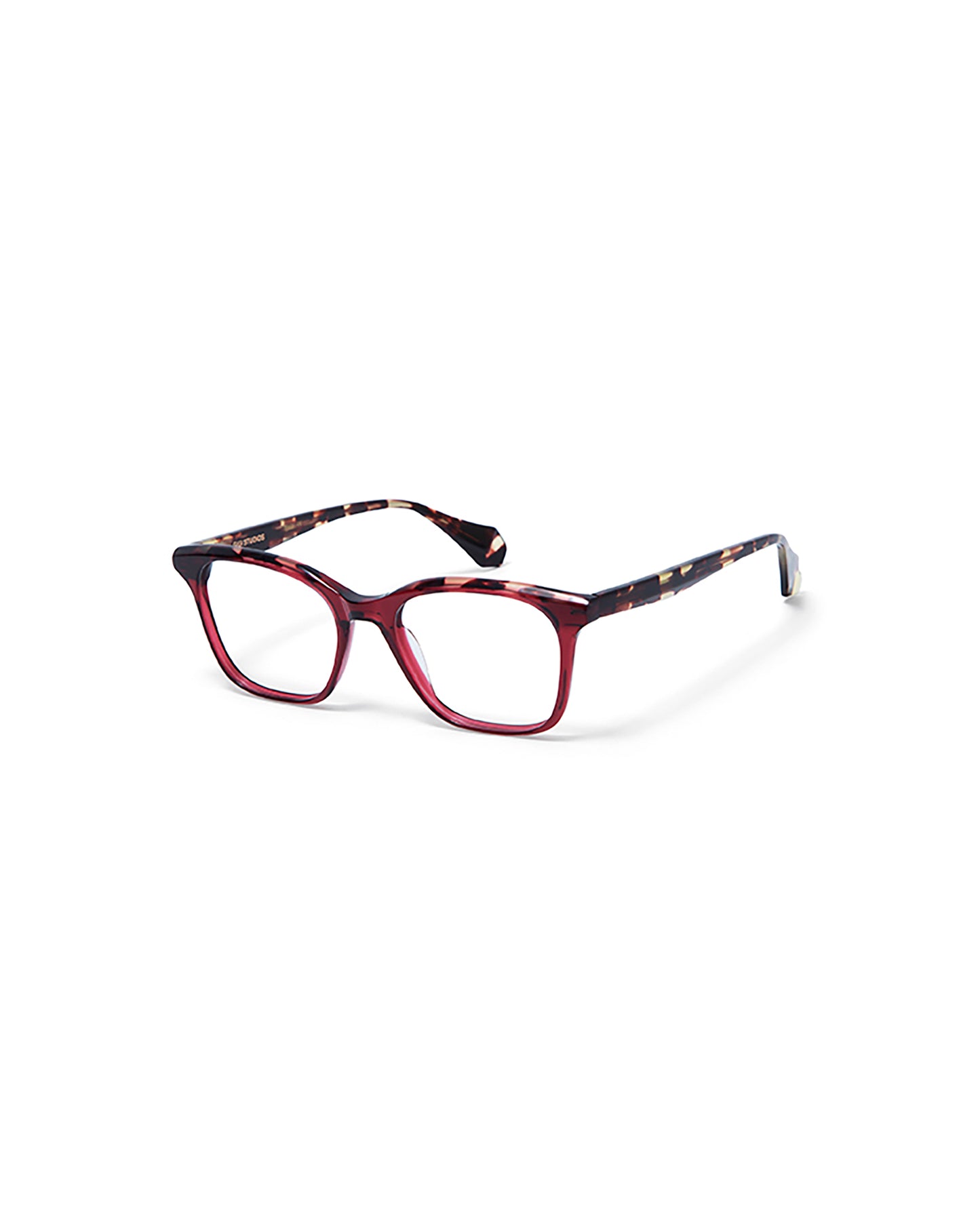 HIDRA: Cuadrada Acetato Rojo optical glasses by GIGI STUDIOS 5551