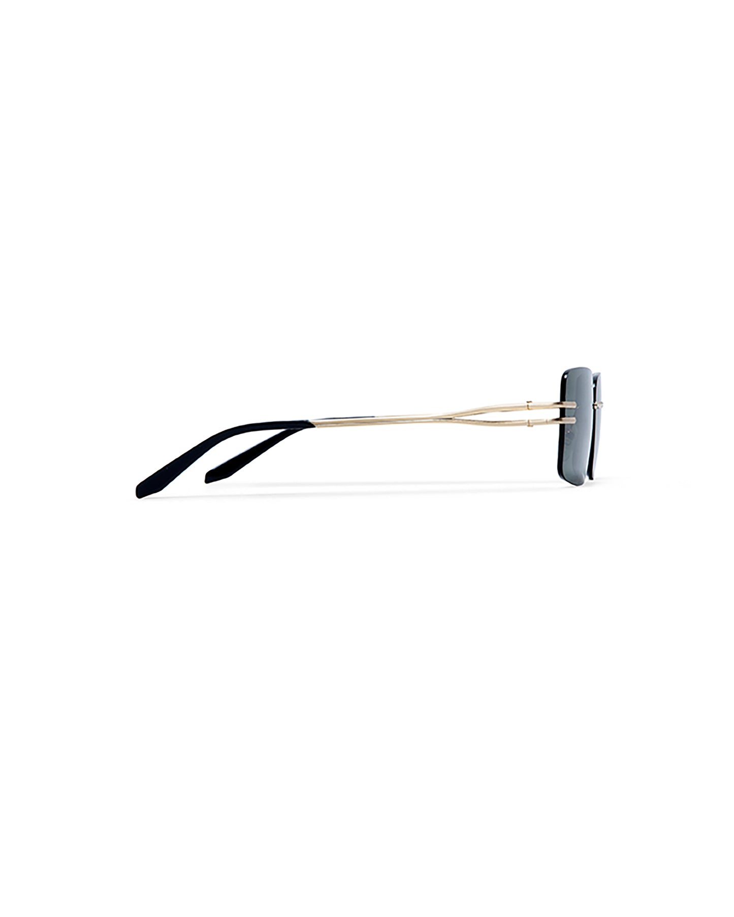 GINGER: Rectangular Metal Grigio sunglasses by GIGI STUDIOS 5638