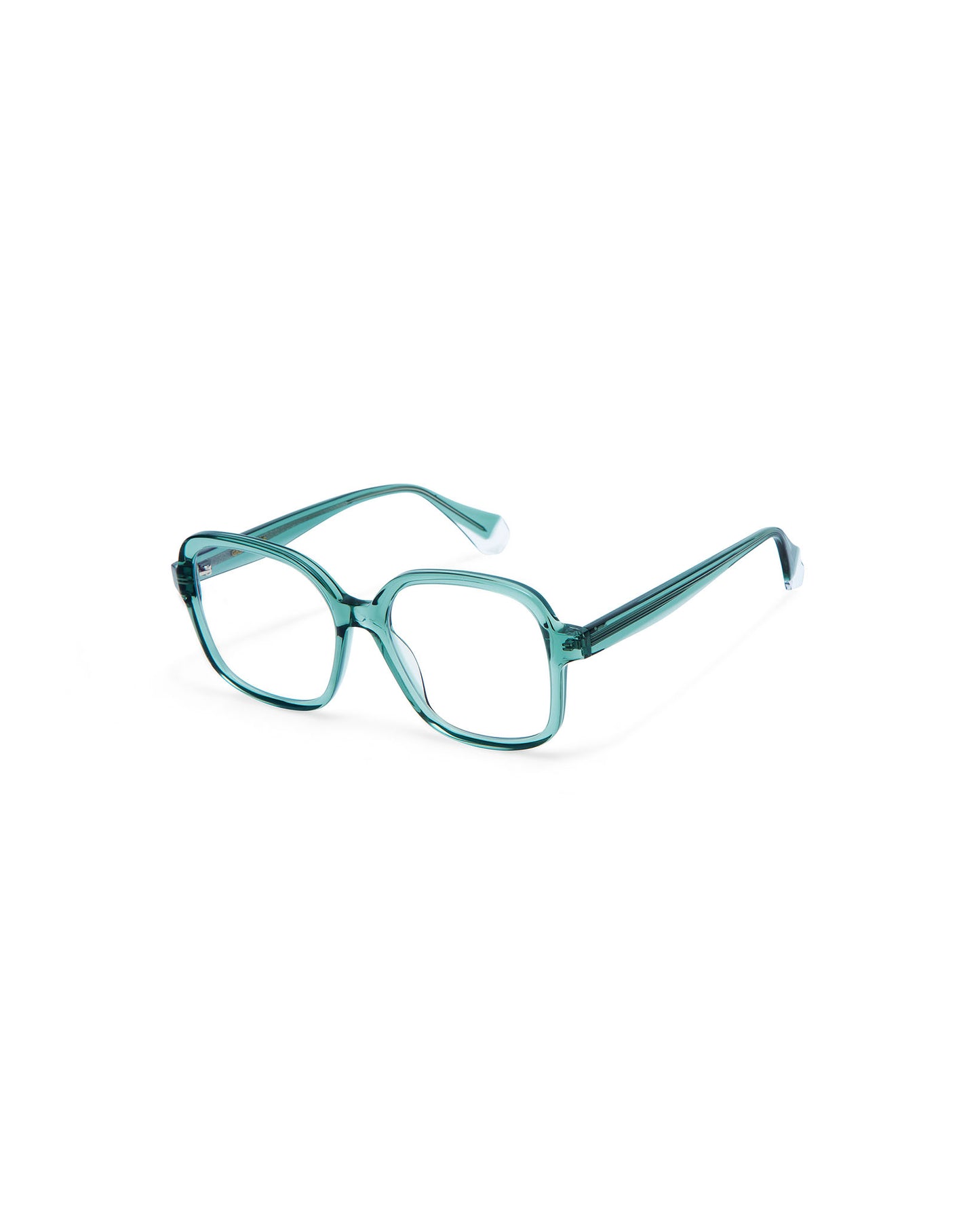 MIRELLE: Cuadrada Acetato Verde optical glasses by GIGI STUDIOS 491