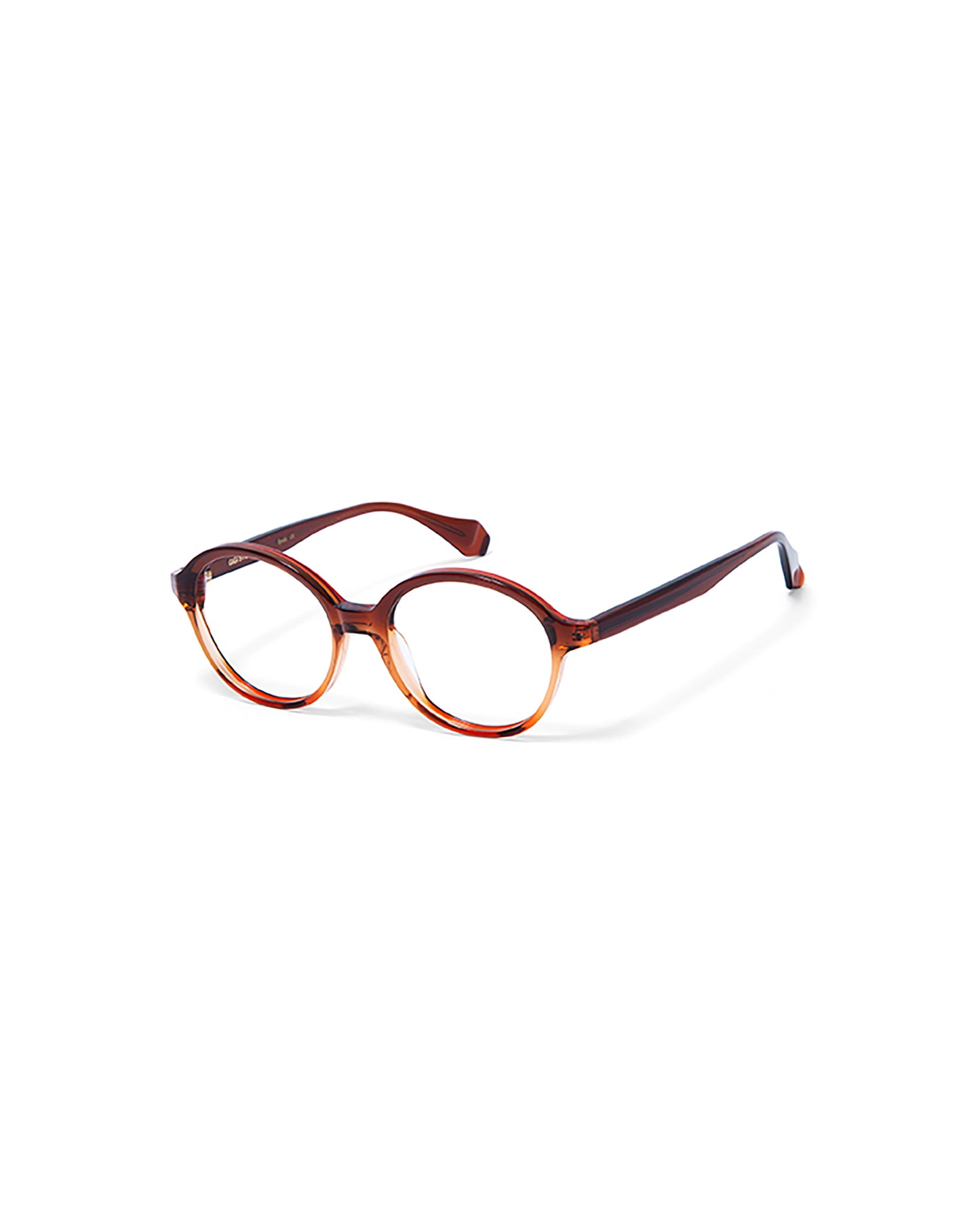 COLETTE: Redondas Acetato Orange optical glasses by GIGI STUDIOS 5742