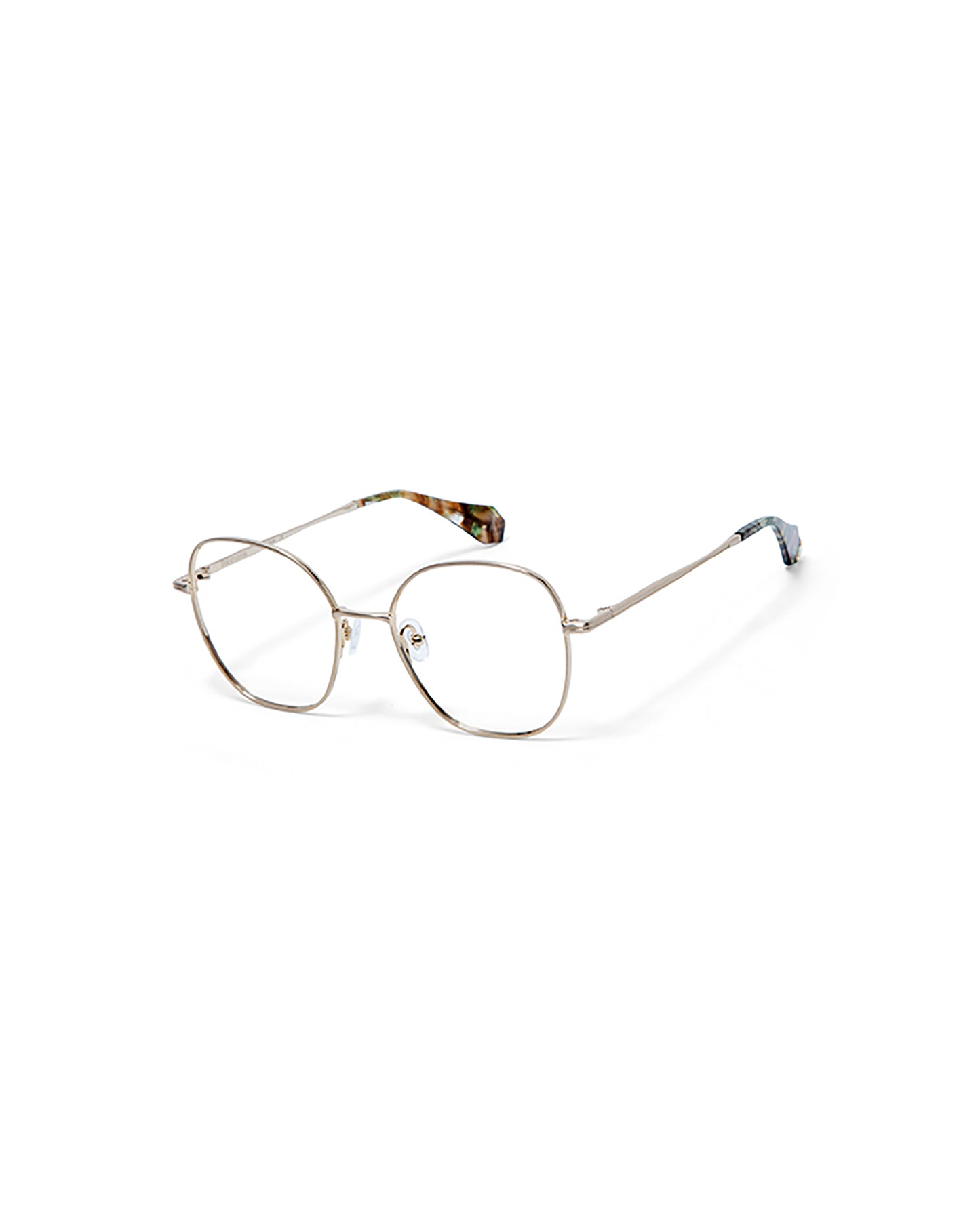 VITTORIA: Redondas Metal Doré optical glasses by GIGI STUDIOS 5756