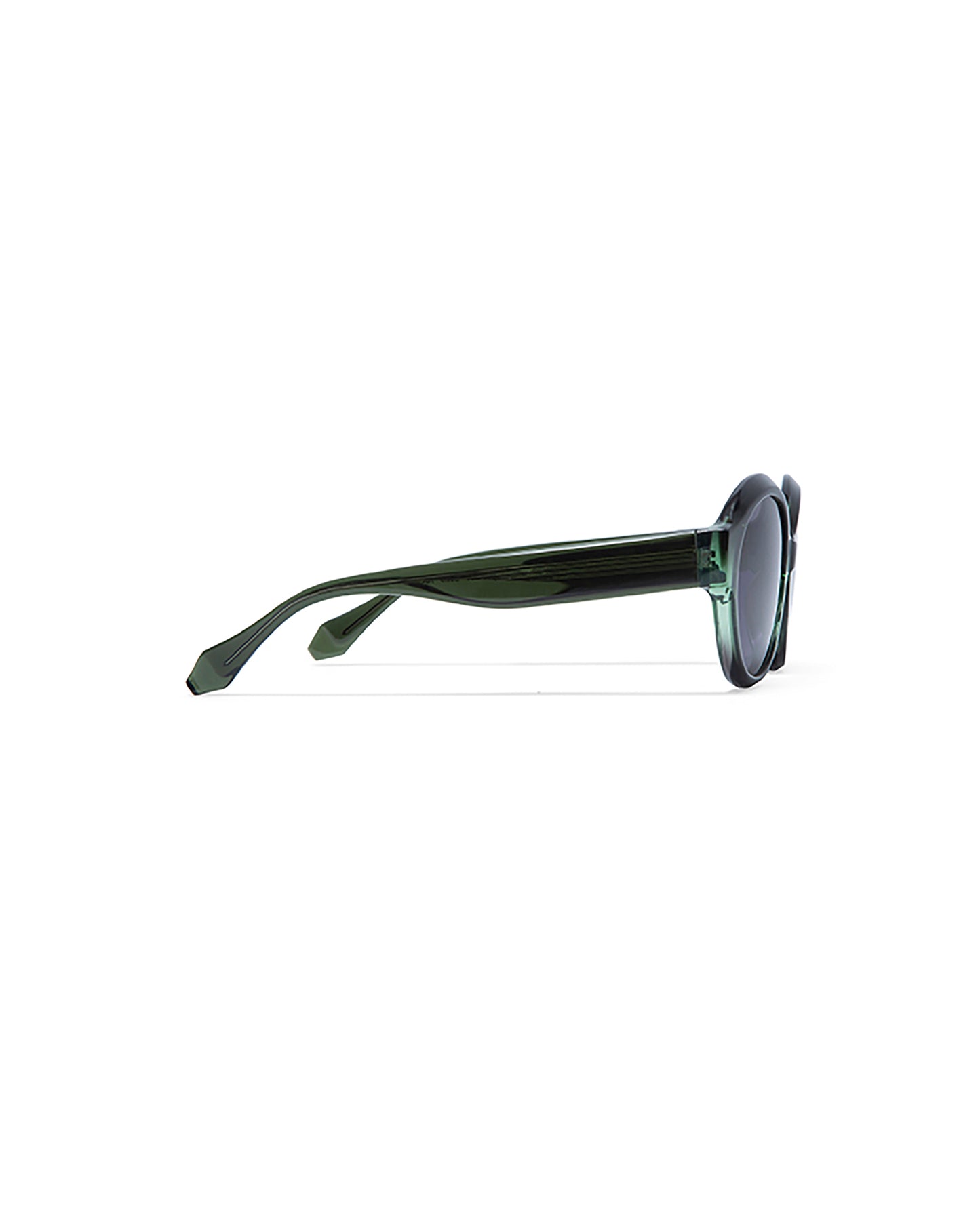 CATHERINE: Redondas Acetato Verde sunglasses by GIGI STUDIOS 5770