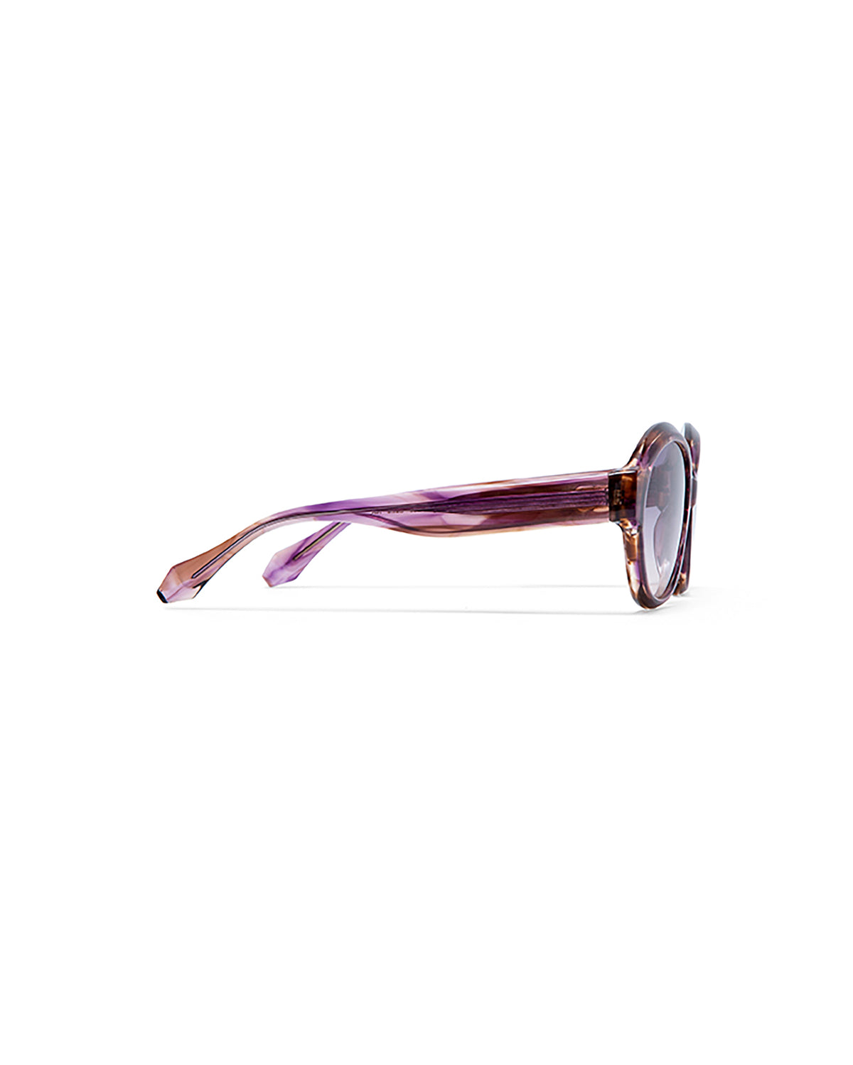 CATHERINE: Redondas Acetato Marrón sunglasses by GIGI STUDIOS 5774