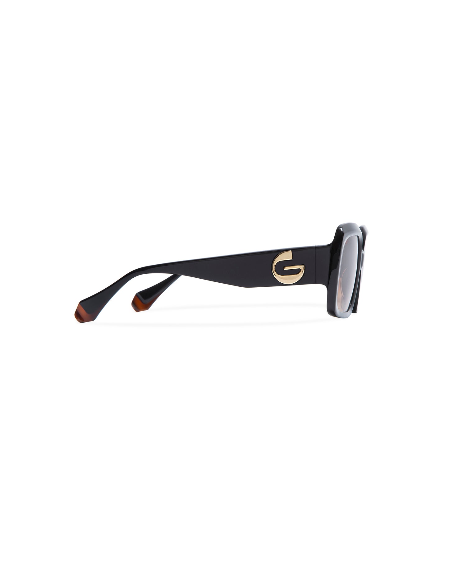SIMONA: Cuadrada Acetato Noir sunglasses by GIGI STUDIOS 5848