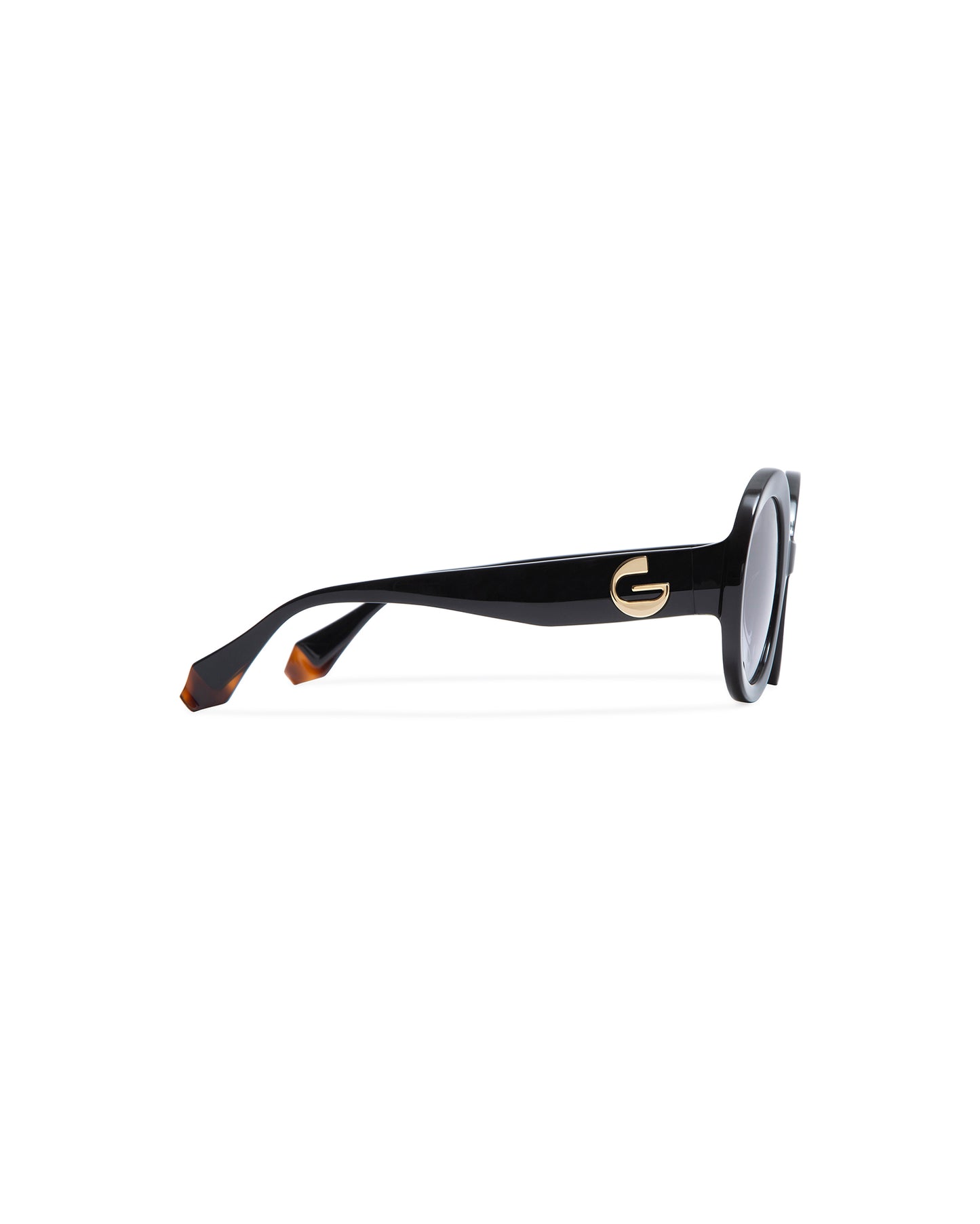 OCTAVIA: Redondas Acetato Noir sunglasses by GIGI STUDIOS 5864