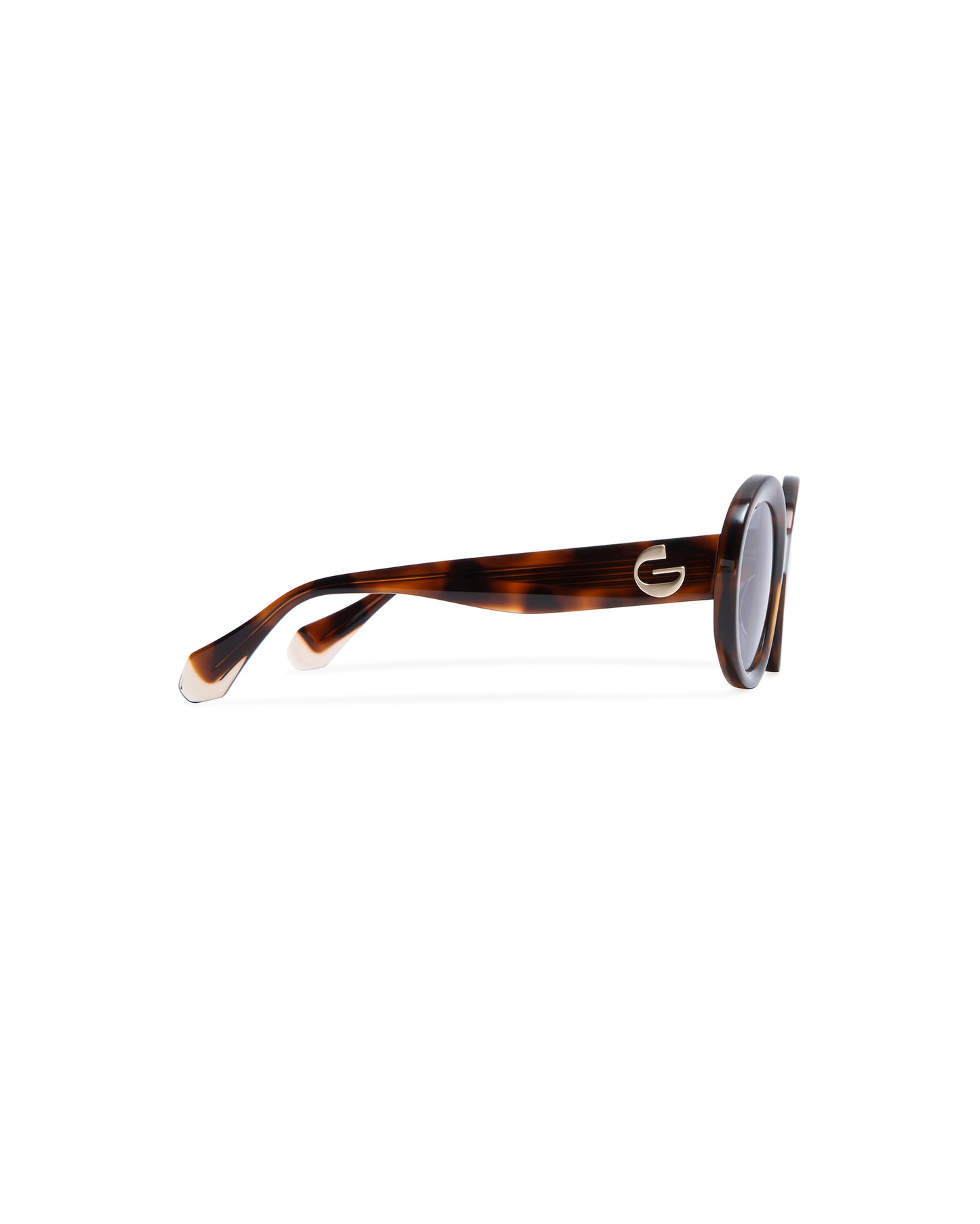 PAOLA: Redondas Acetato Havana sunglasses by GIGI STUDIOS 5892