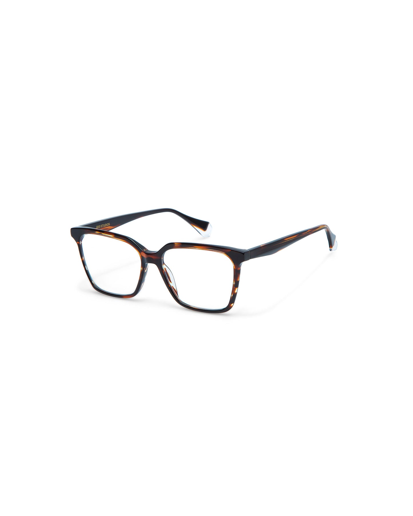 WENDY: Cuadrada Acetato Havana optical glasses by GIGI STUDIOS 501