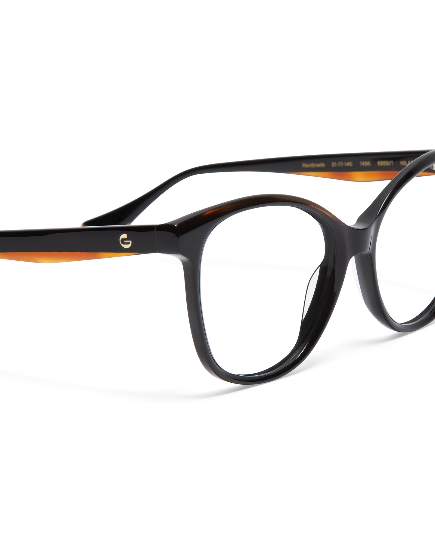 HILARY : Cuadrada Acetato Noir optical glasses by GIGI STUDIOS 5946