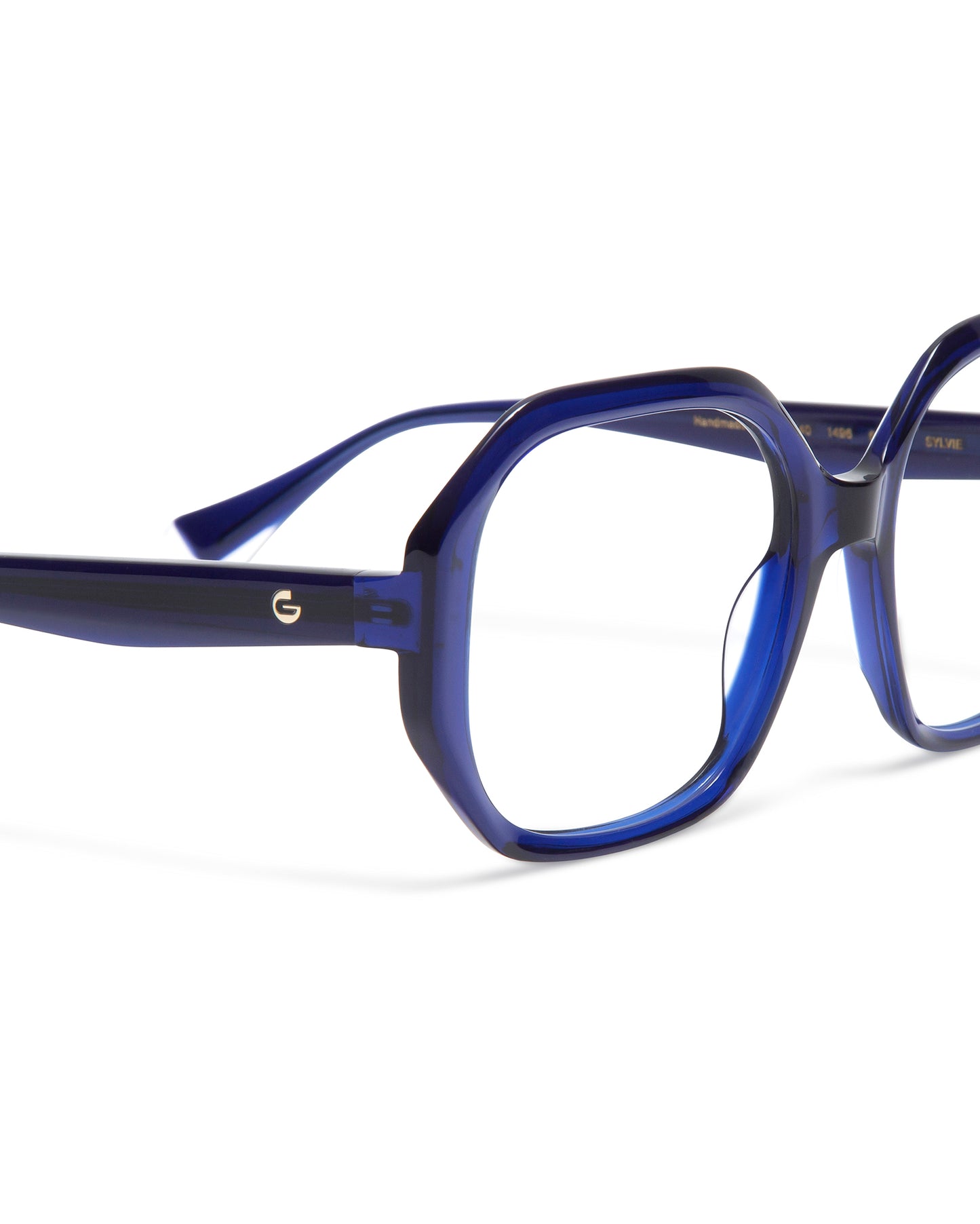 SYLVIE: Cuadrada Acetato Azul optical glasses by GIGI STUDIOS 5970