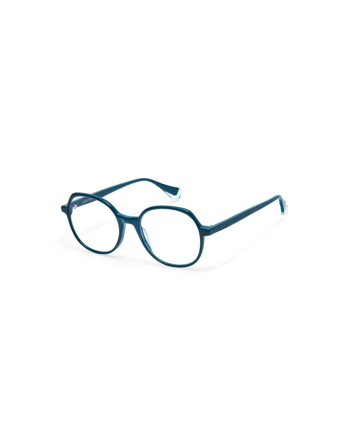 KAYLA: Redondas Acetato Azul optical glasses by GIGI STUDIOS 511
