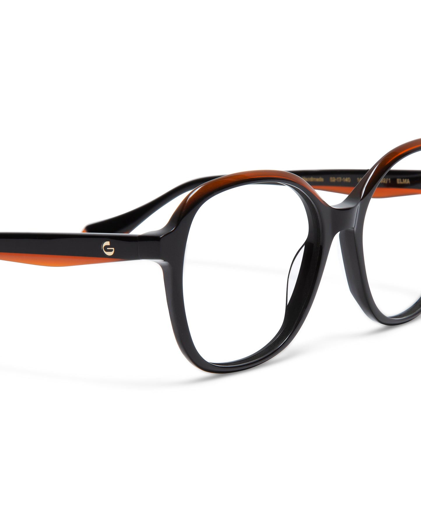 ELMA: Redondas Acetato Noir optical glasses by GIGI STUDIOS 5991
