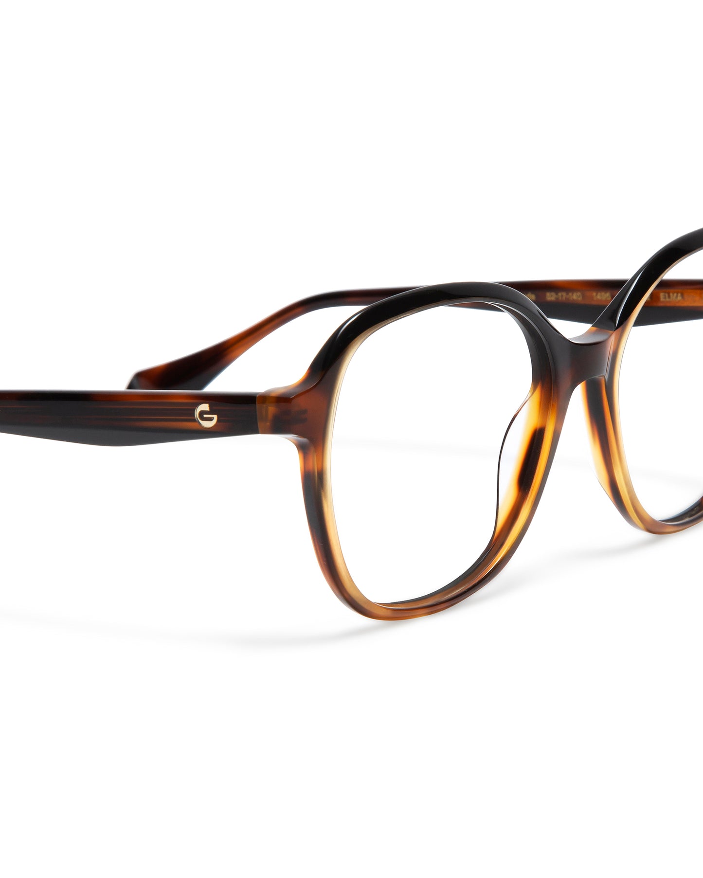 ELMA: Redondas Acetato Havana optical glasses by GIGI STUDIOS 5994