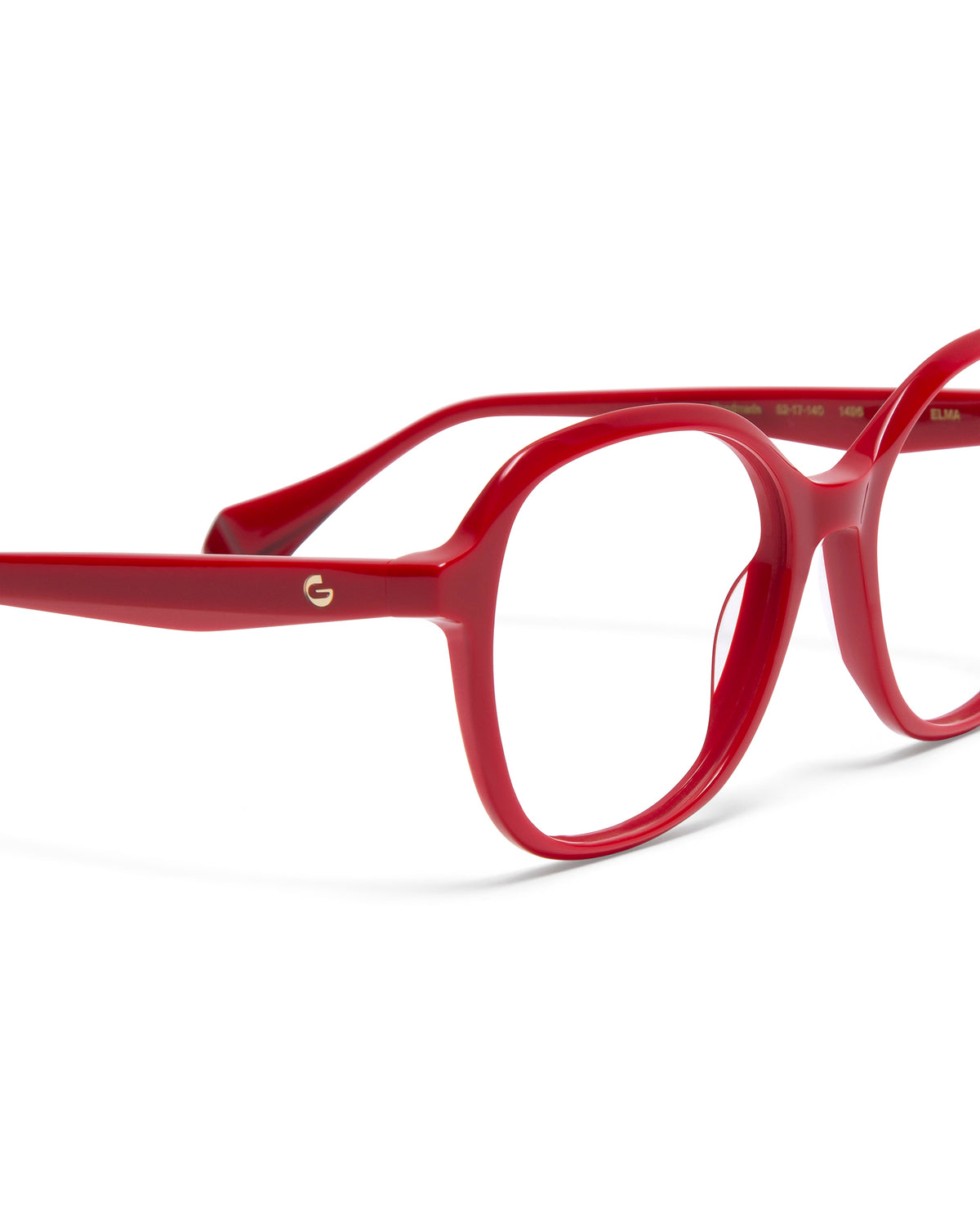 ELMA: Redondas Acetato Rojo optical glasses by GIGI STUDIOS 5999