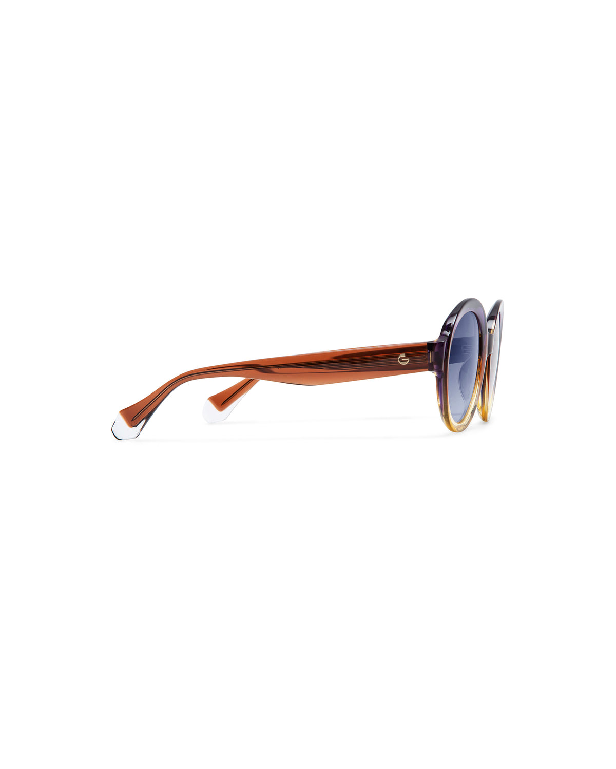 ELISA: Redondas Acetato Marrón sunglasses by GIGI STUDIOS 6041