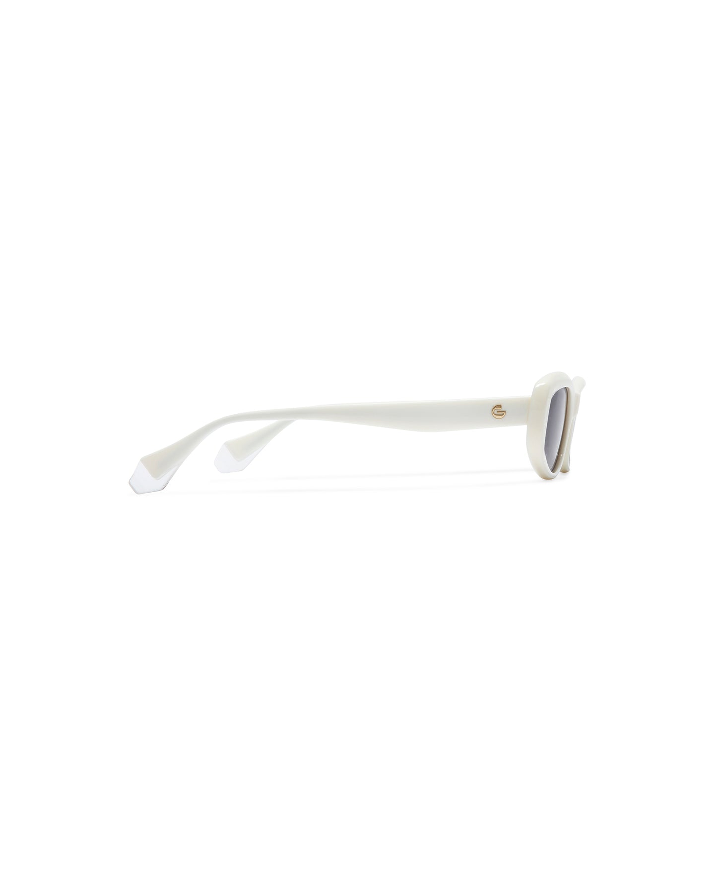 PIPER: Rectangular Acetato Blanco sunglasses by GIGI STUDIOS 6083