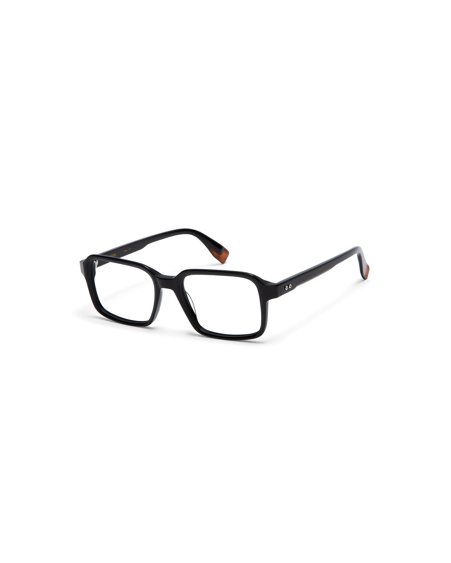 ARMSTRONG: Rectangular Acetato Noir optical glasses by GIGI STUDIOS 6125